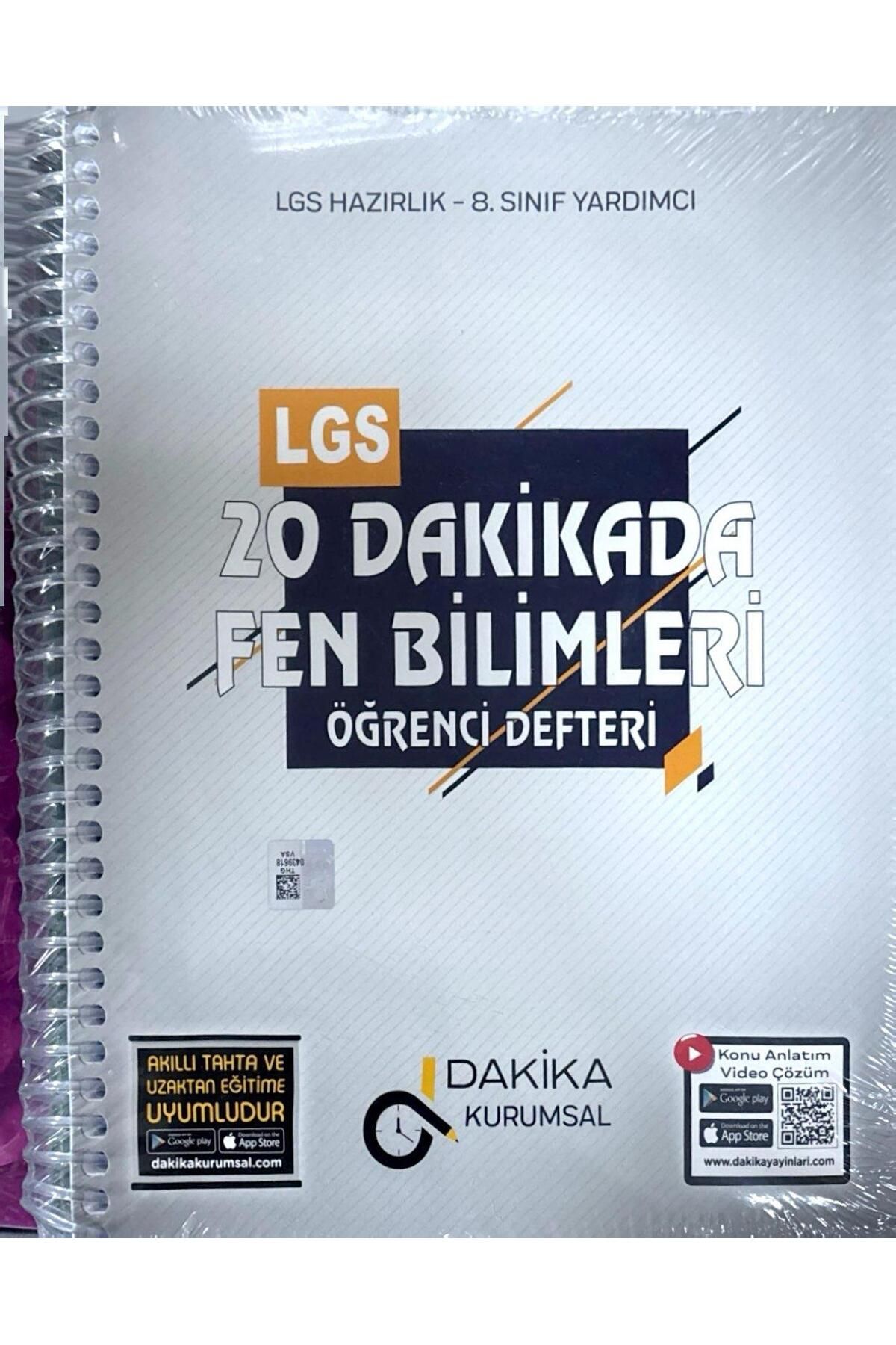 Dakika Yayınları LGS 20 Dakikada Fen Bilimleri Öğrenci Defteri