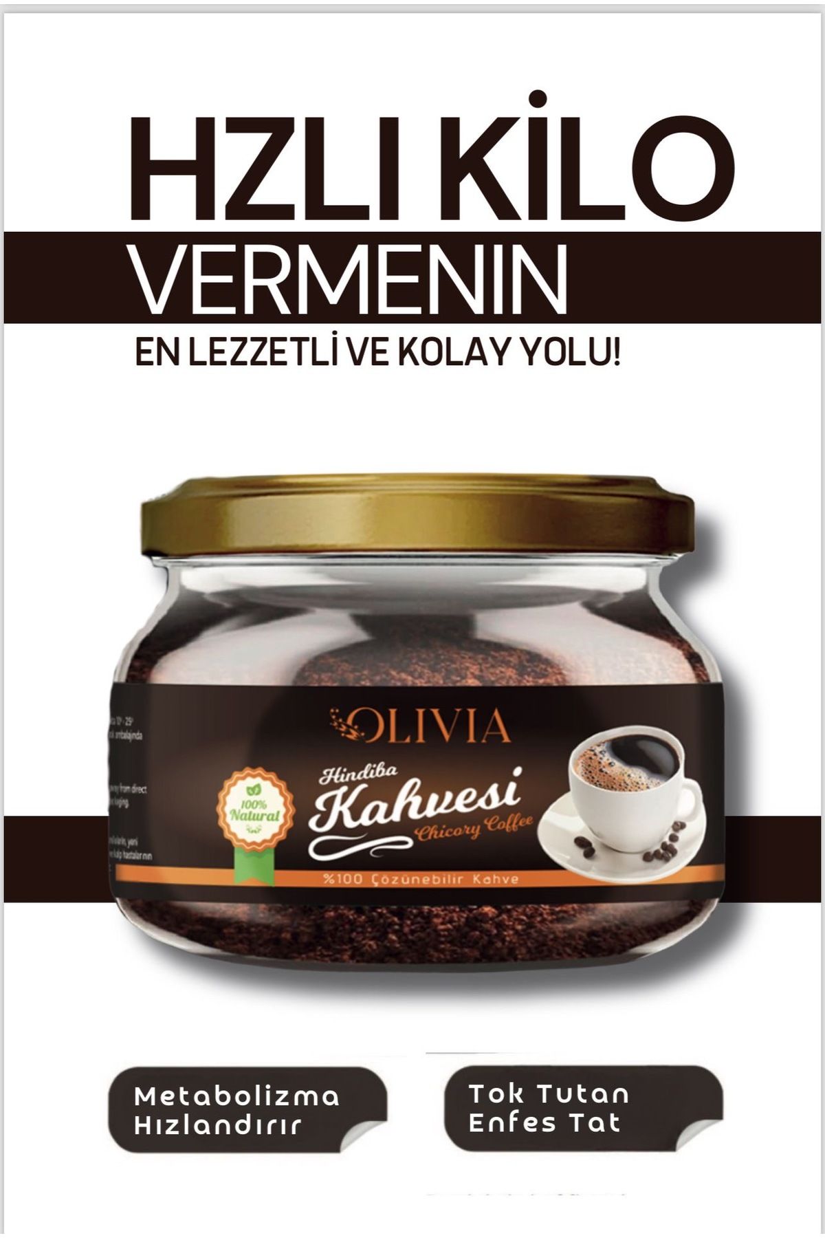 Olivia Wilson Detox Fit Coffee Ve Kilo Vermeye Yardimci Içimi Kolay Diyet Kahve 150 gr