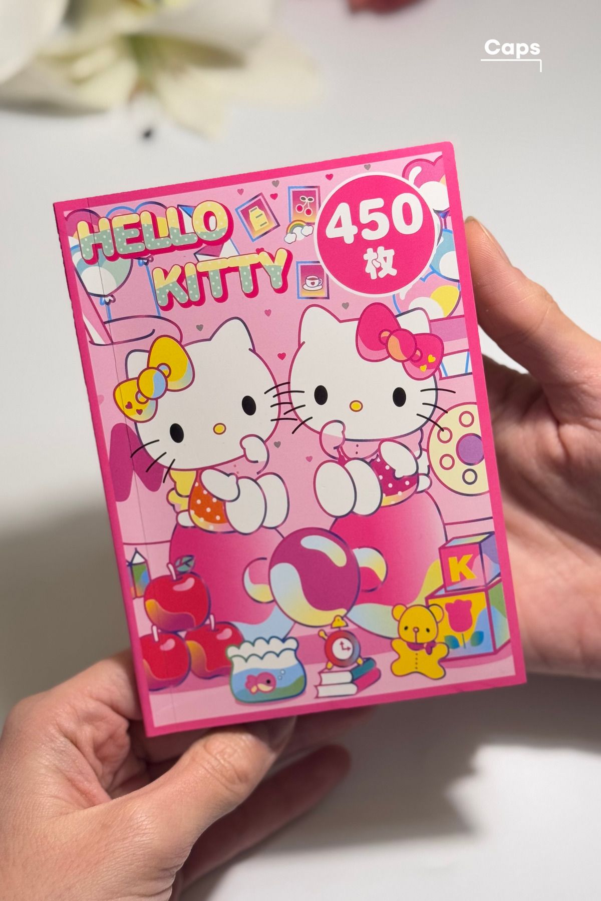 450 Adet Hello Kitty Sticker Defteri - Sanrio Ajanda, Günlük, Scrapbook, Bullet Journal Çıkartma