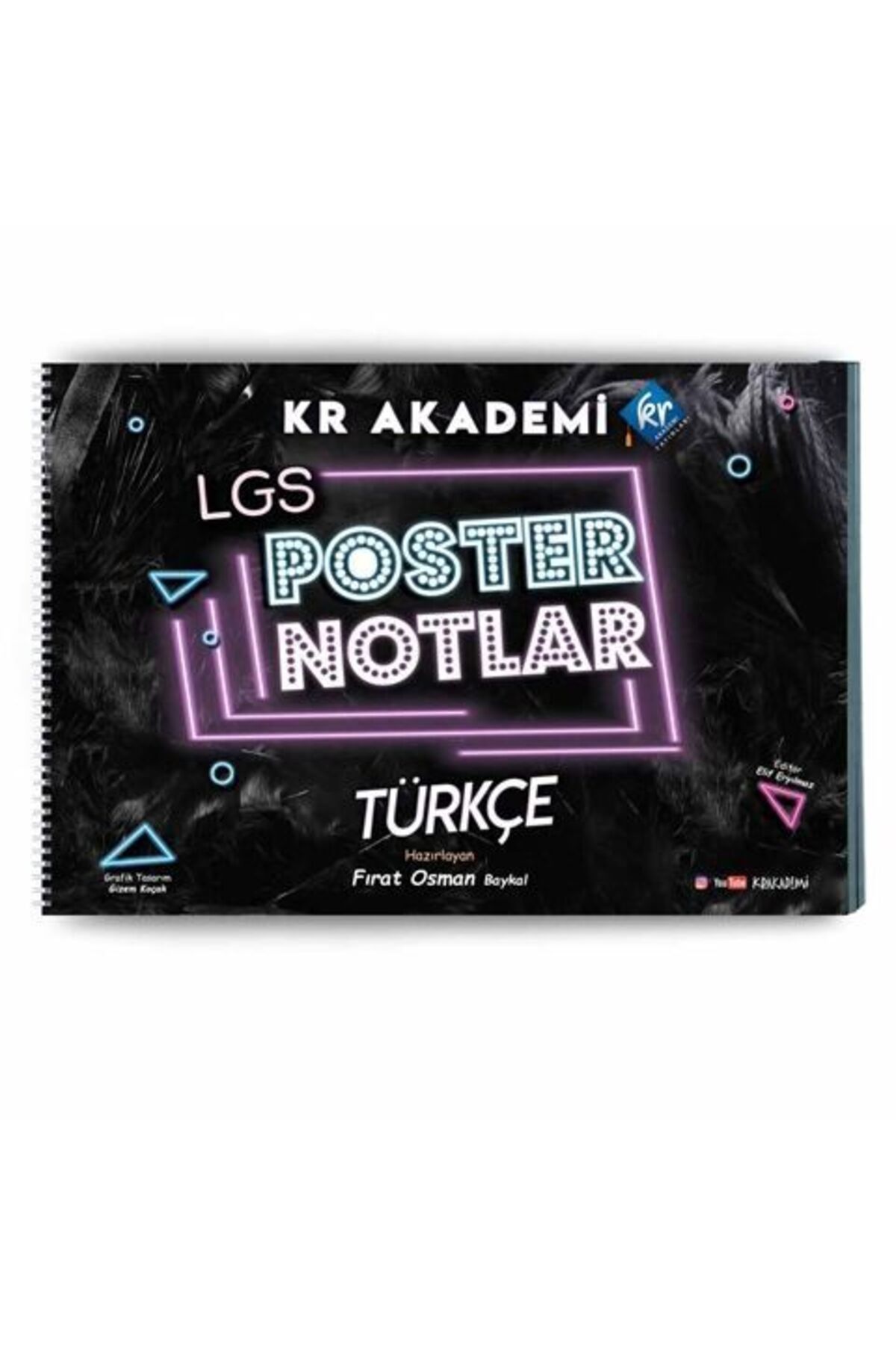 Ankara Kitap Merkezi LGS Türkçe Poster Notları KR Akademi