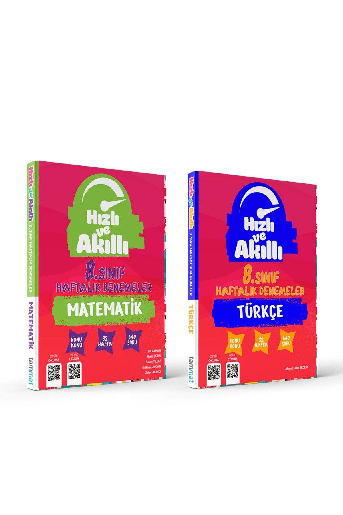 Ankara Kitap Merkezi Tammat 8.Sınıf Matematik ve Türkçe 32 Haftalık Deneme Seti 2 Kitap