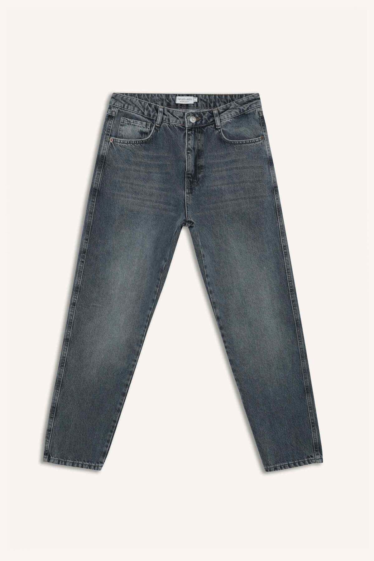 DeFacto DFC - 90's Slim Fit Dar Paça Jean Pantolon