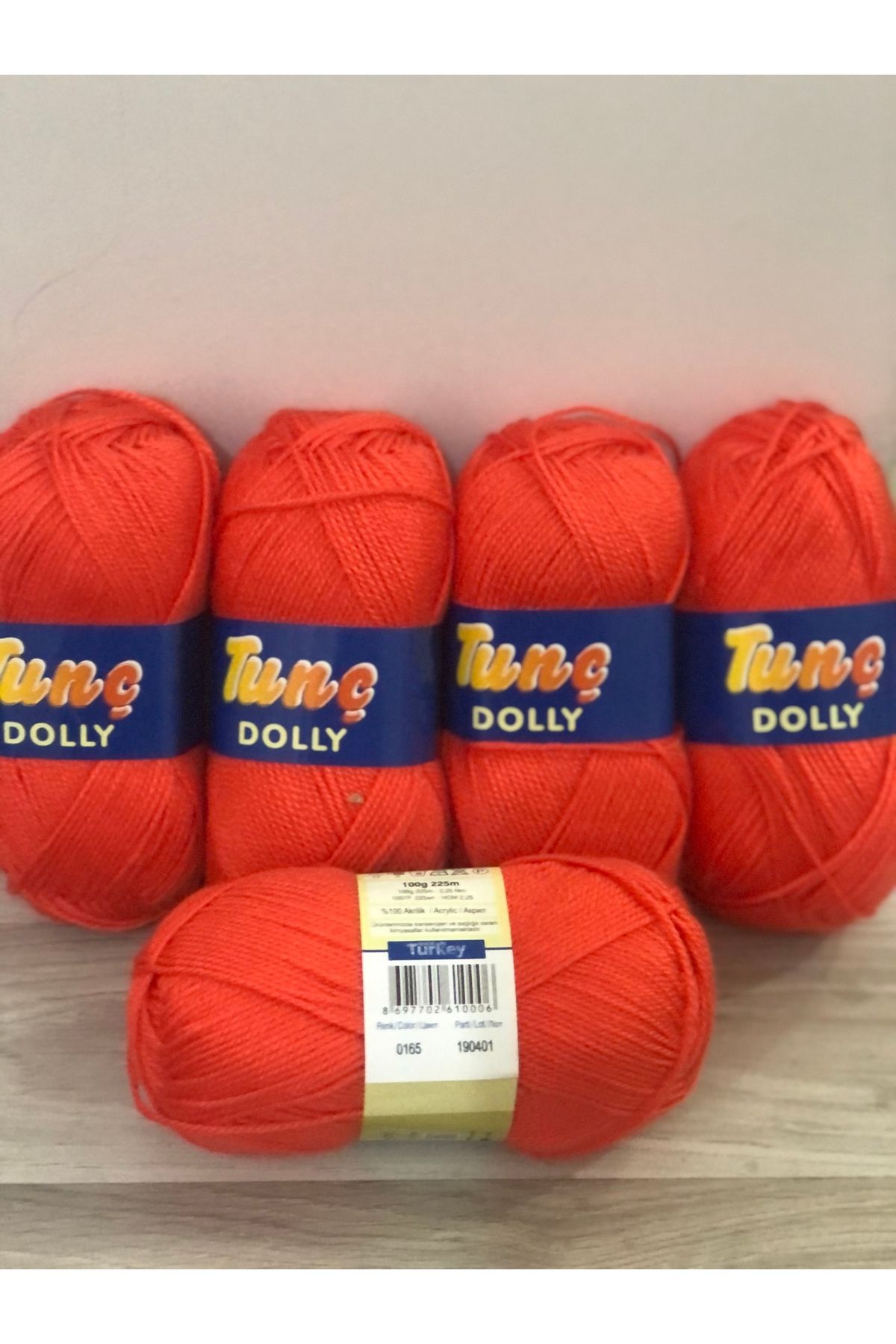 Tunç Dolly 5 ADET patiklik ip 0165 100 gram