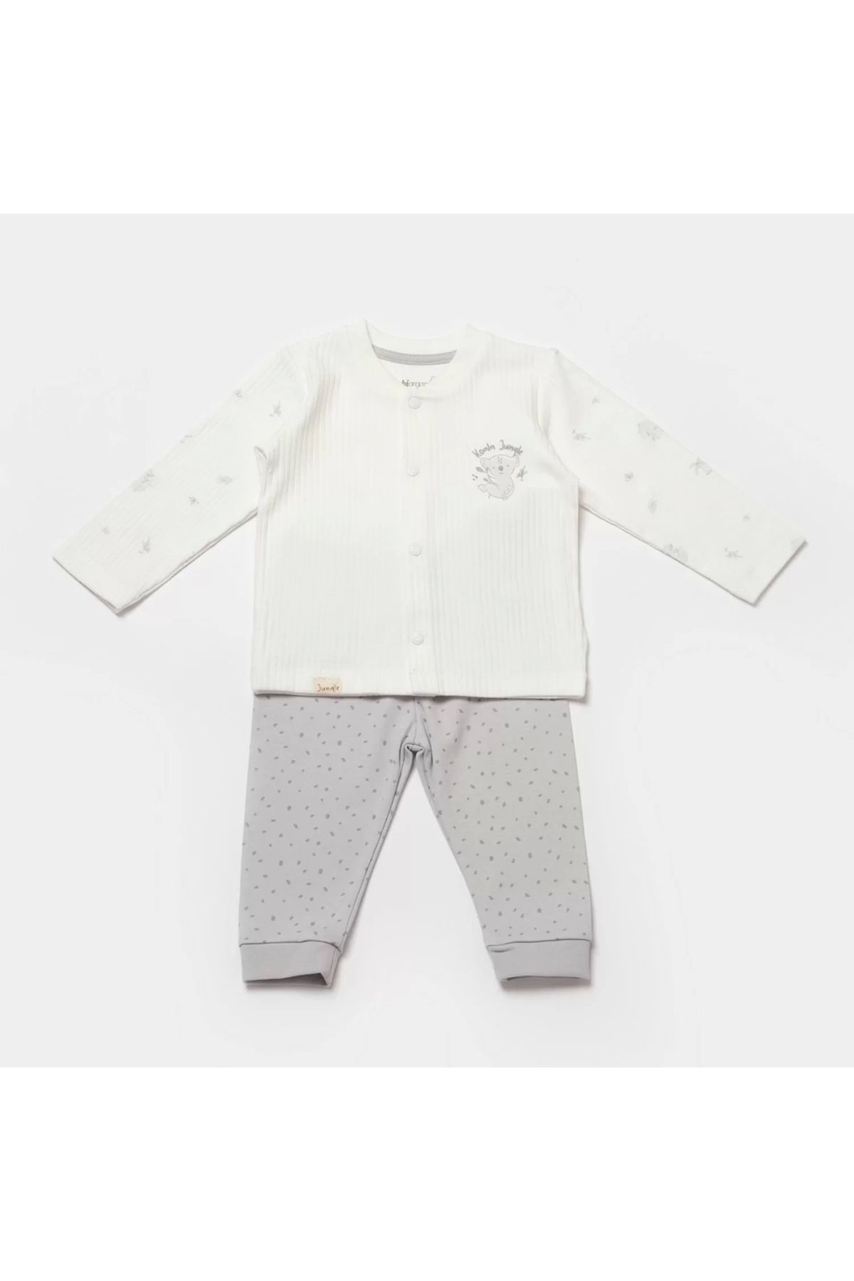 mtm My The Mall Koala Jungle Bebek Pijama Takımı  Gri