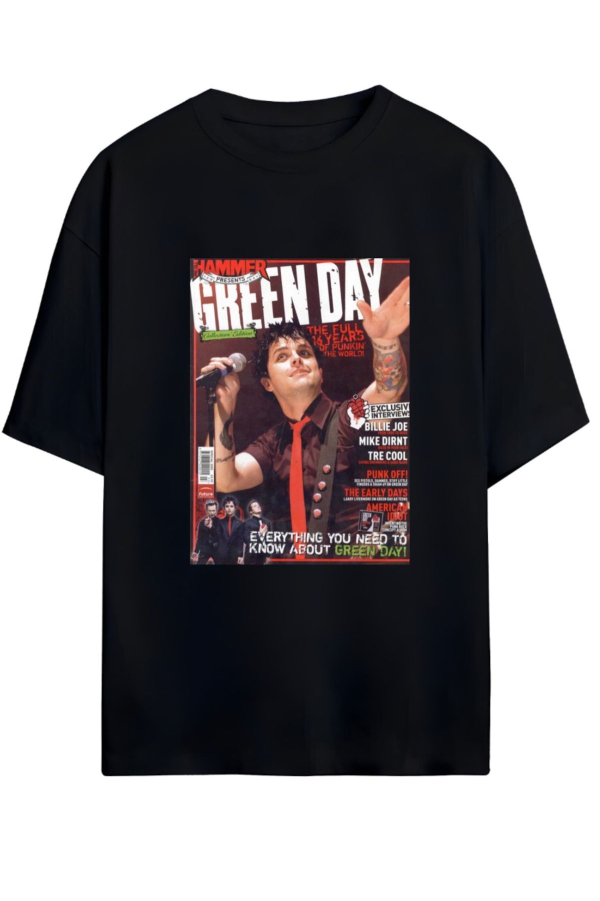 MAGORS GREEN DAY YENİ SEZON UNISEX OVERSIZE PAMUKLU T-SHIRT