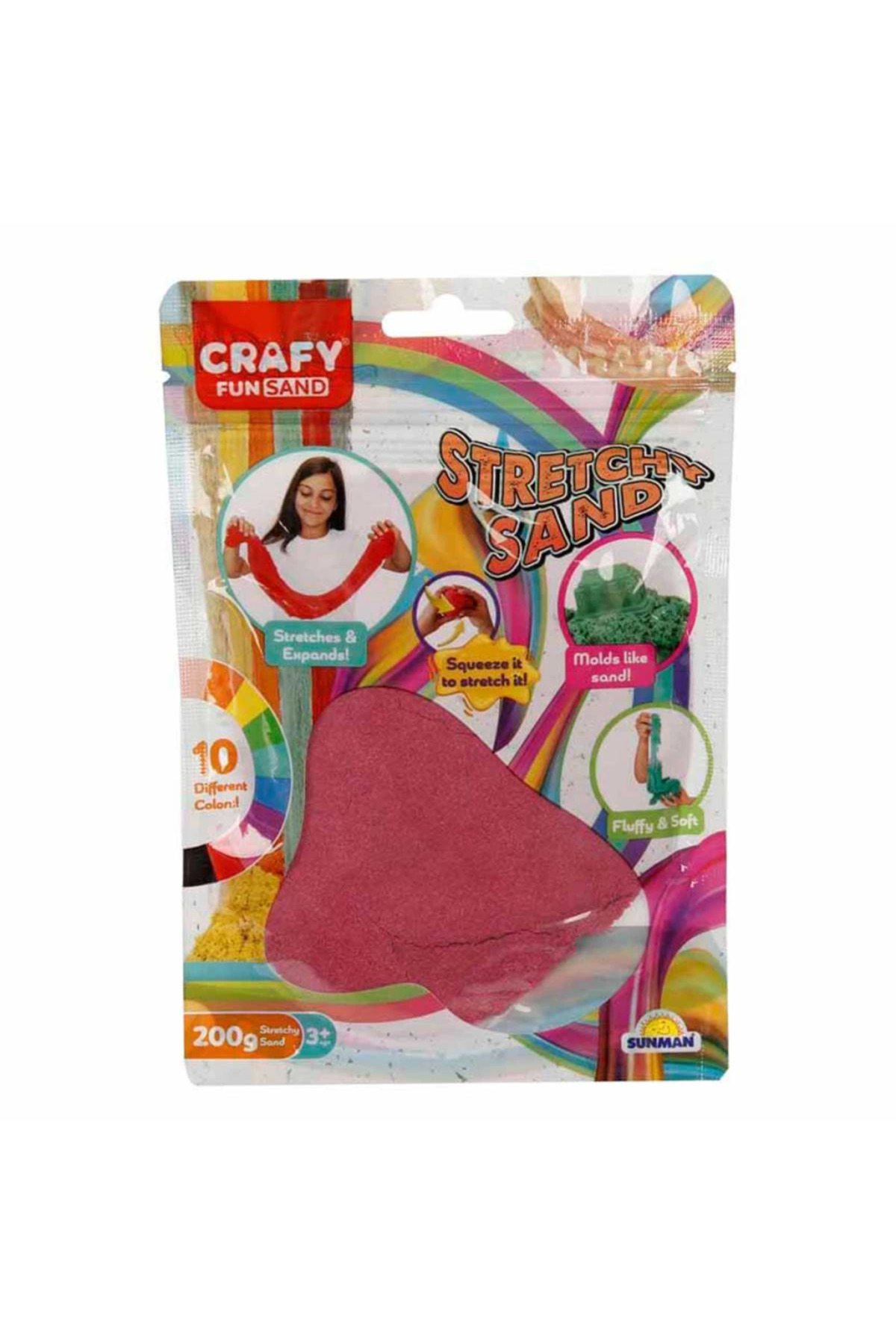 نسی‌ورلد شن بازی کشسان صورتی ۲۰۰ گرمی