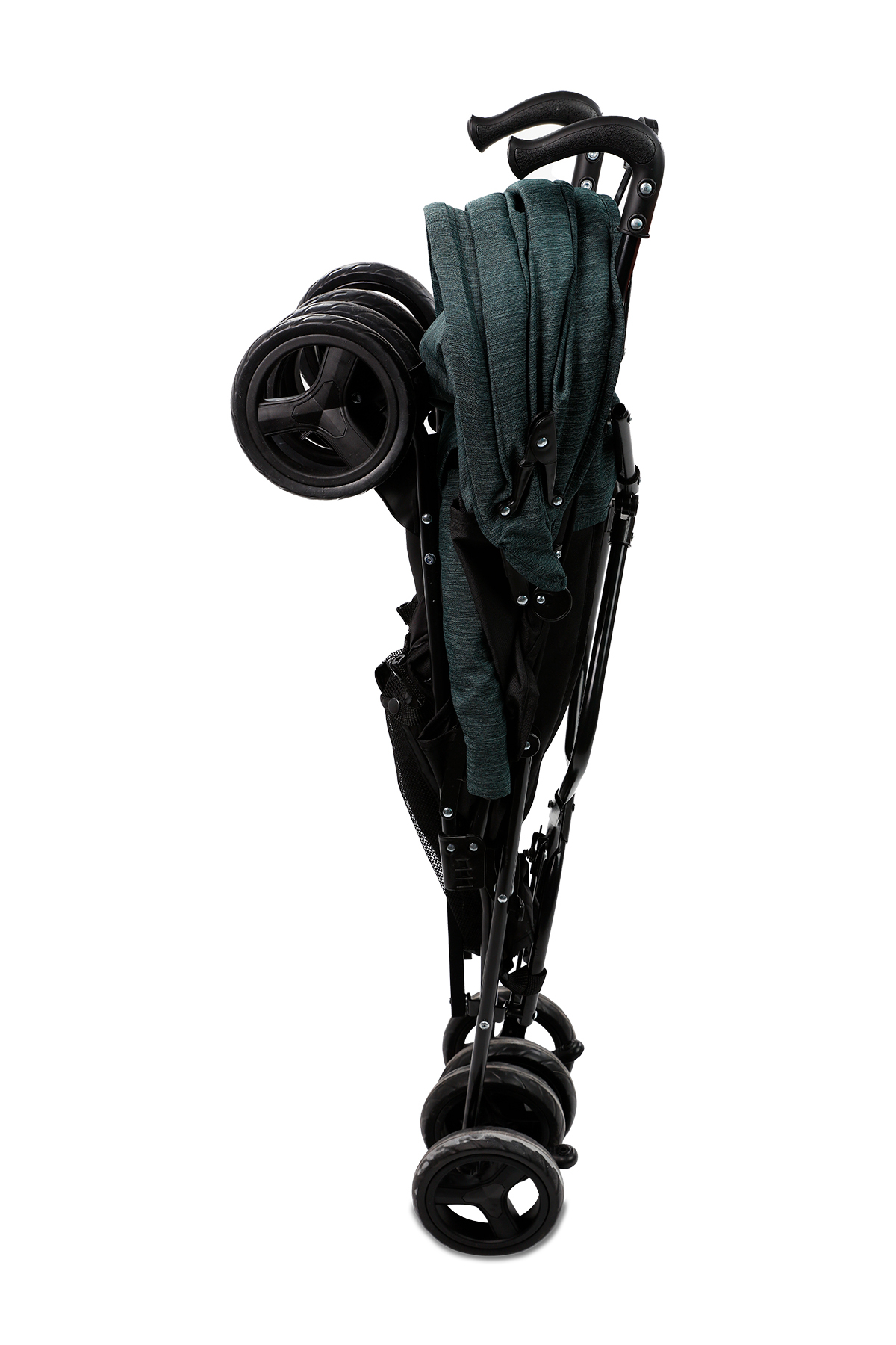 Genel Markalar Verona Baston Bebek Arabası Koyu Gri fotoğrafı 6 (önizleme)