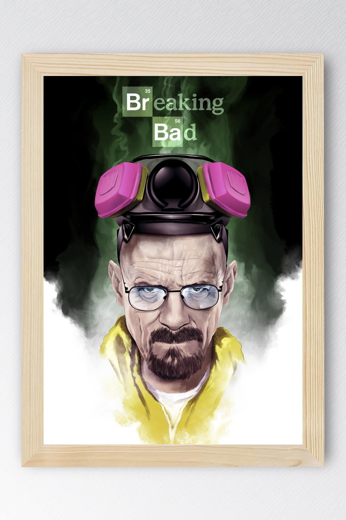 Saturn Breaking Bad Çerçeveli Tablo - Dizi Afişi Poster Tablo