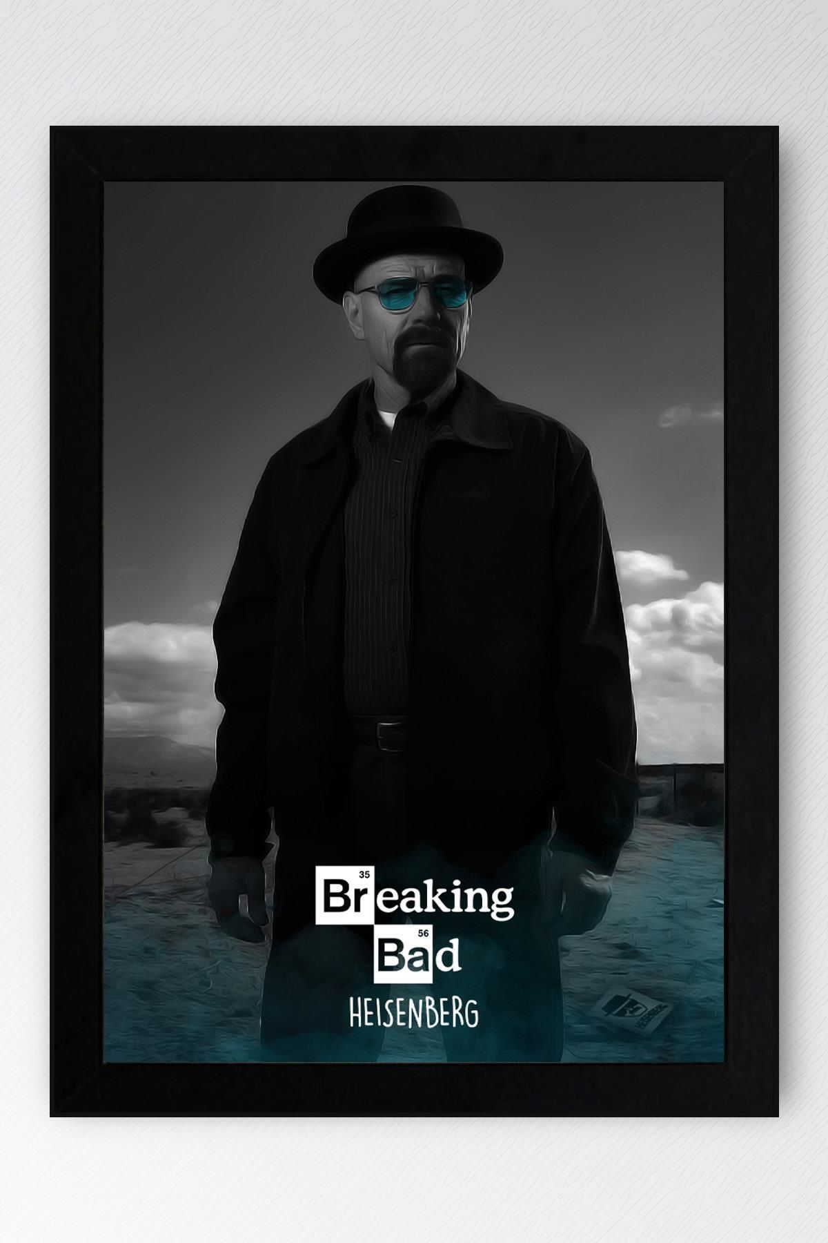 Saturn Breaking Bad Çerçeveli Tablo - Dizi Afişi Heisenberg Poster Tablo