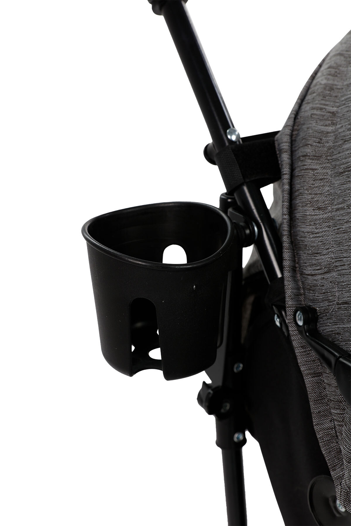 Genel Markalar Verona Baston Bebek Arabası Koyu Gri fotoğrafı 3 (önizleme)