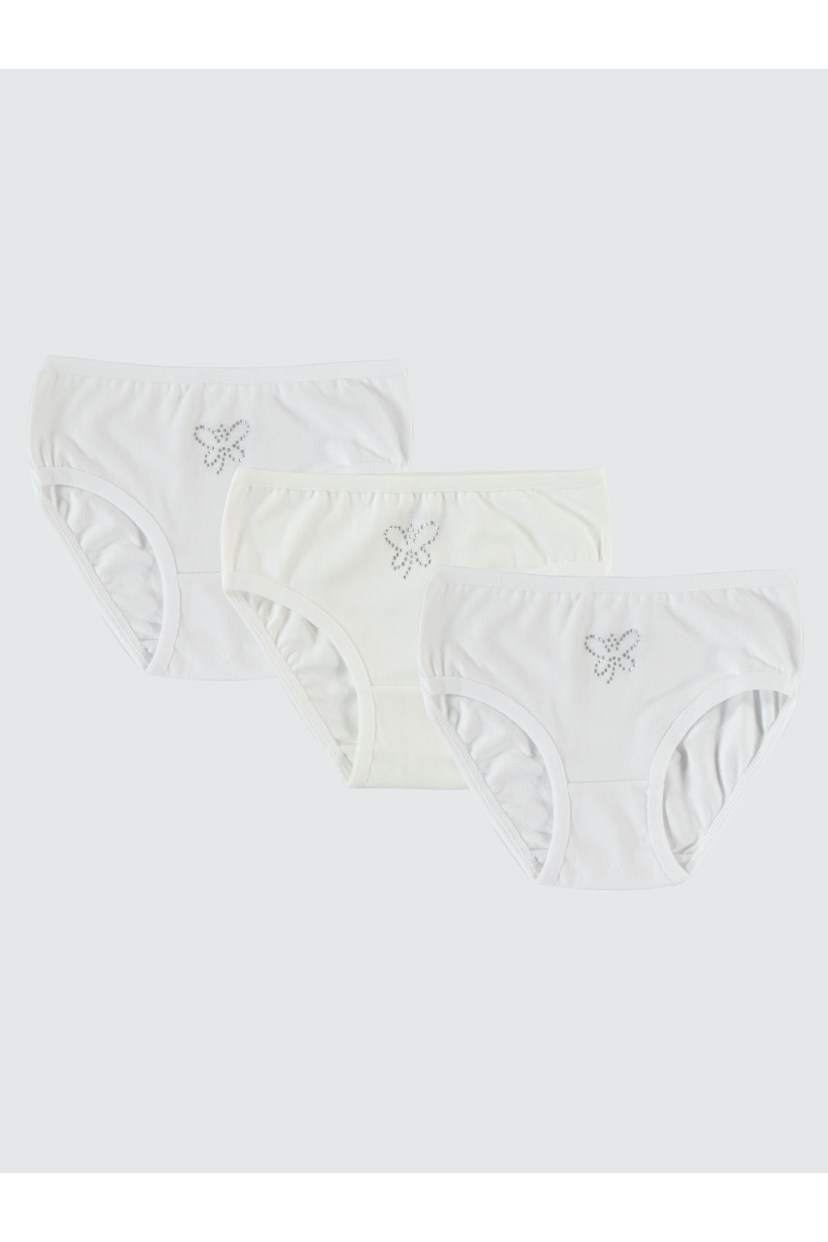 Katamino-Cream Colored Girl's 3-Piece Panties Set - 2-9 Years 1