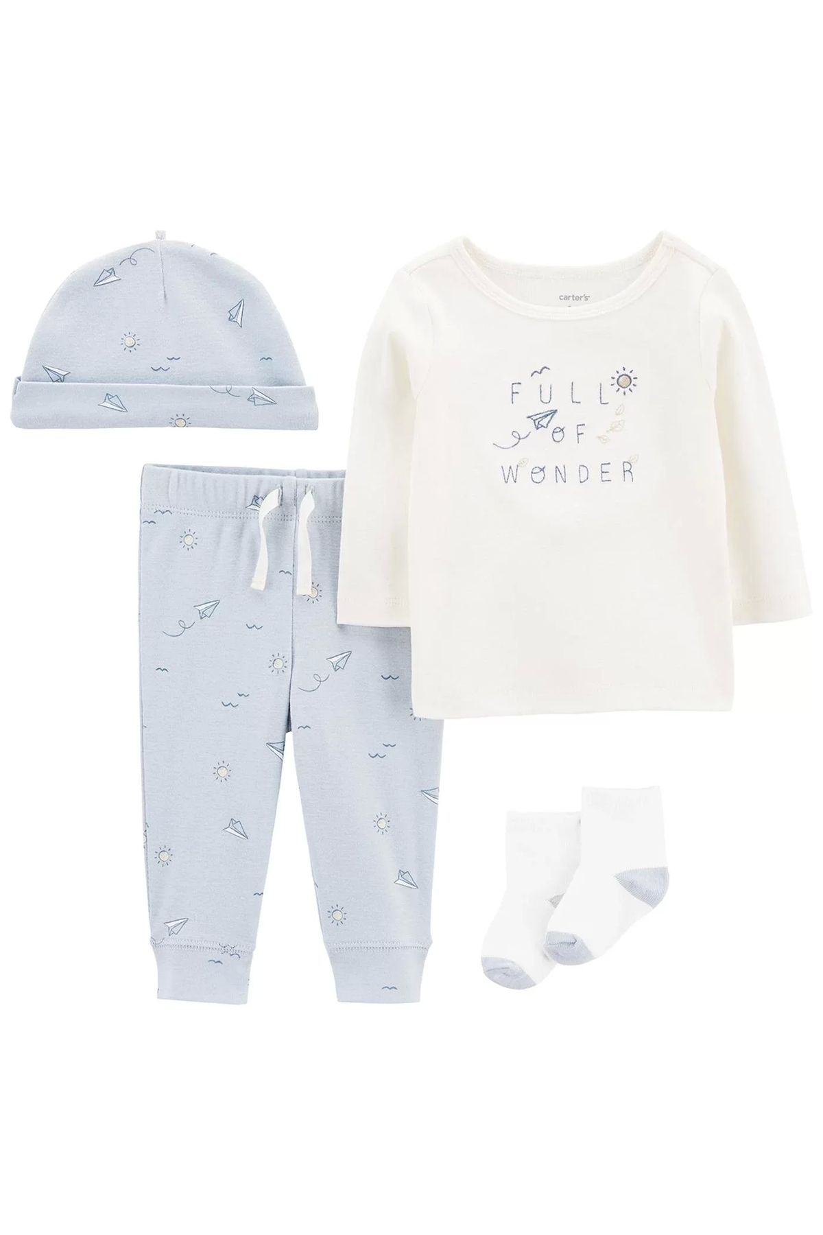 mtm My The Mall Layette Erkek Bebek 4'lü Set  Karışık Renkli