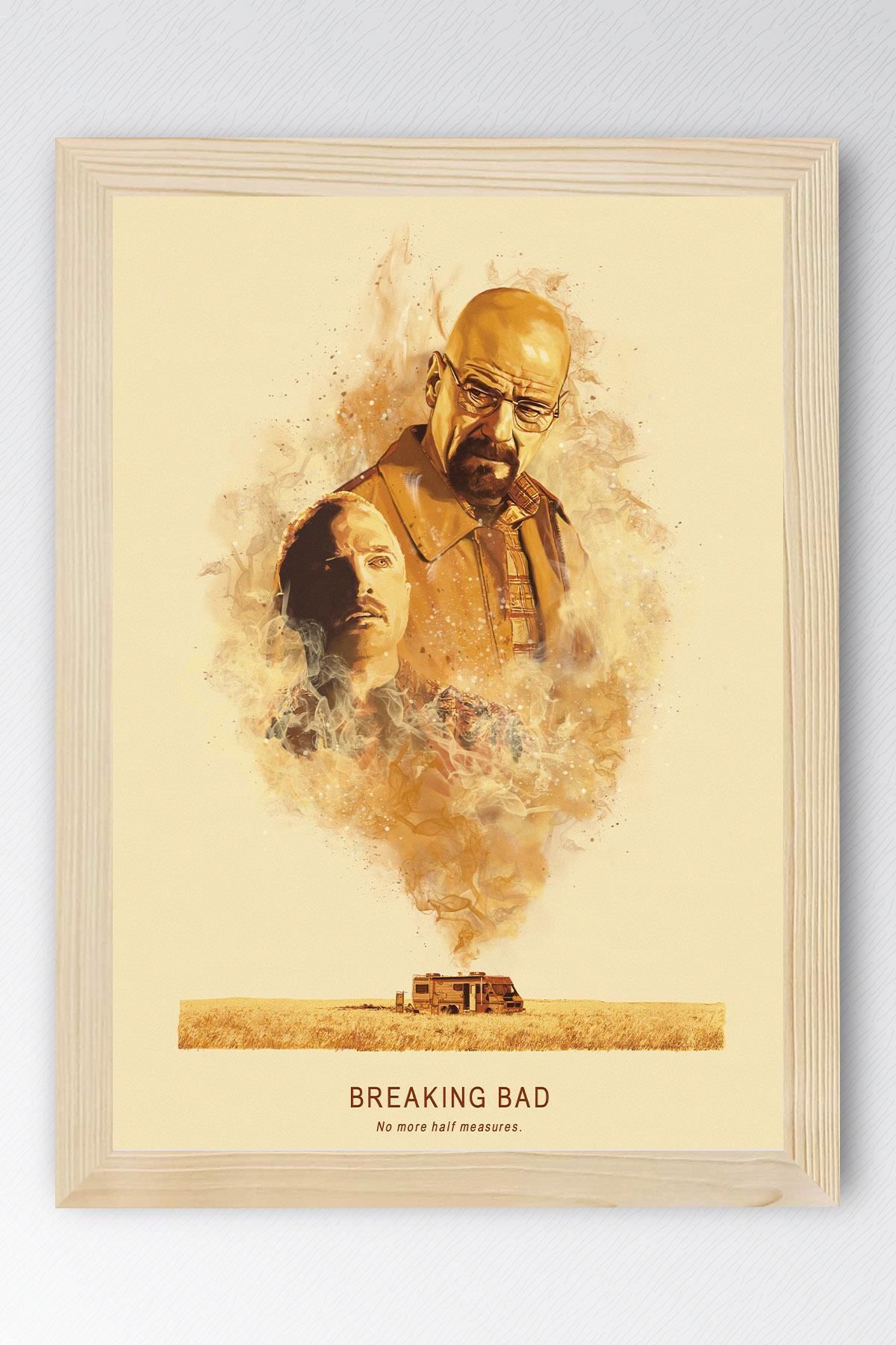 Saturn Breaking Bad Çerçeveli Tablo - Dizi Afişi Poster Tablo