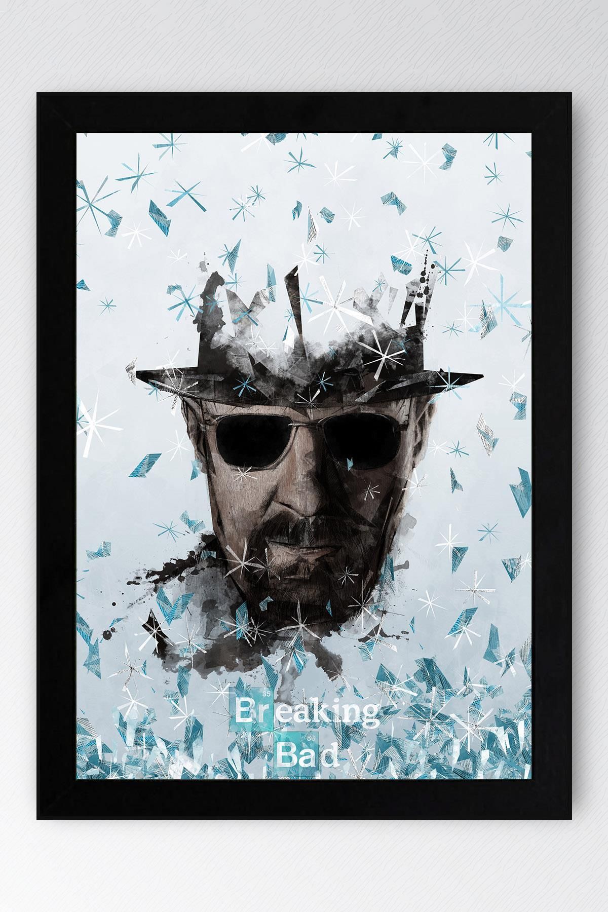 Saturn Breaking Bad Çerçeveli Tablo - Dizi Afişi Poster Tablo