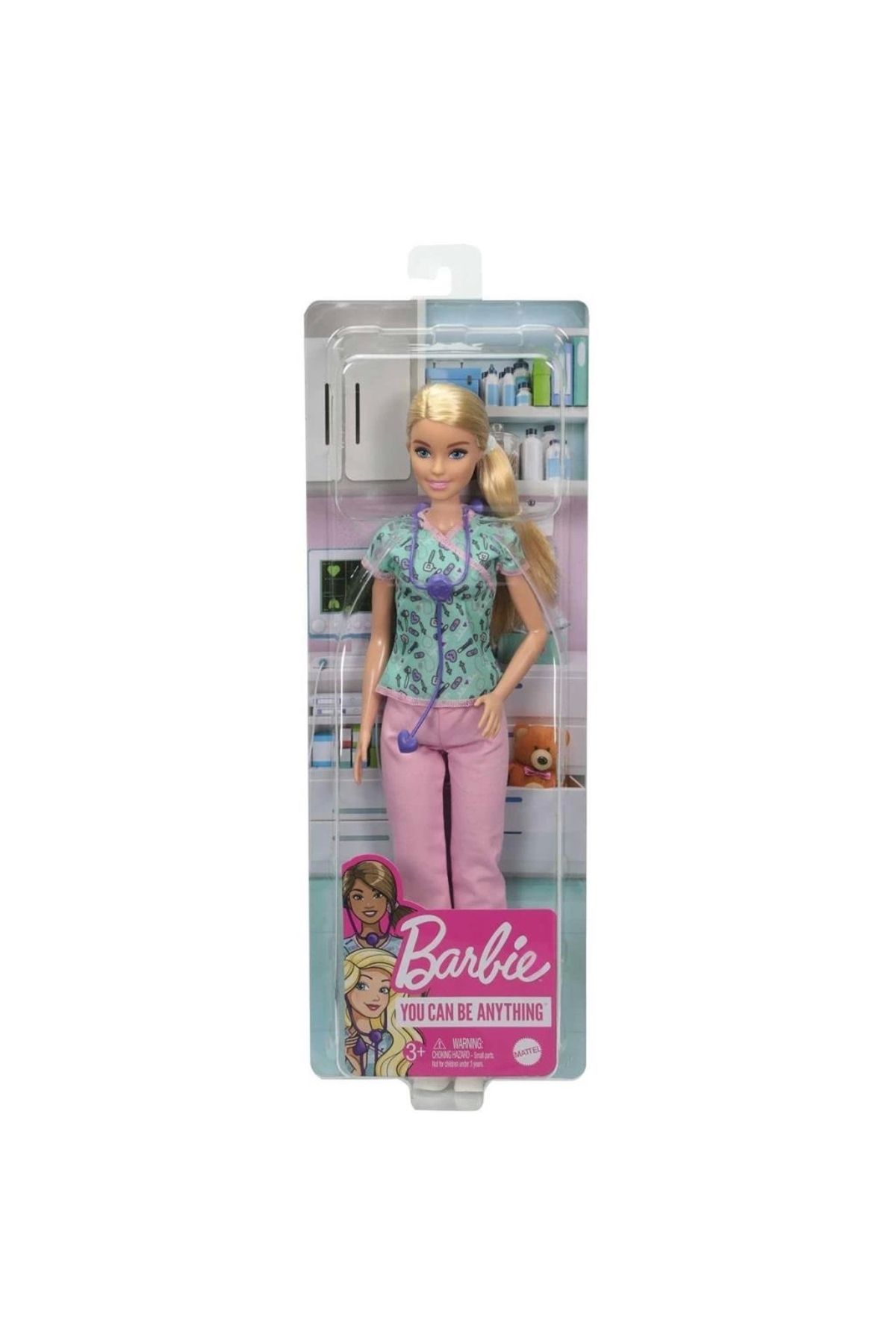 TWOX Çocuk GTW39 Barbie Kariyer Bebekleri Serisi - Hemşire