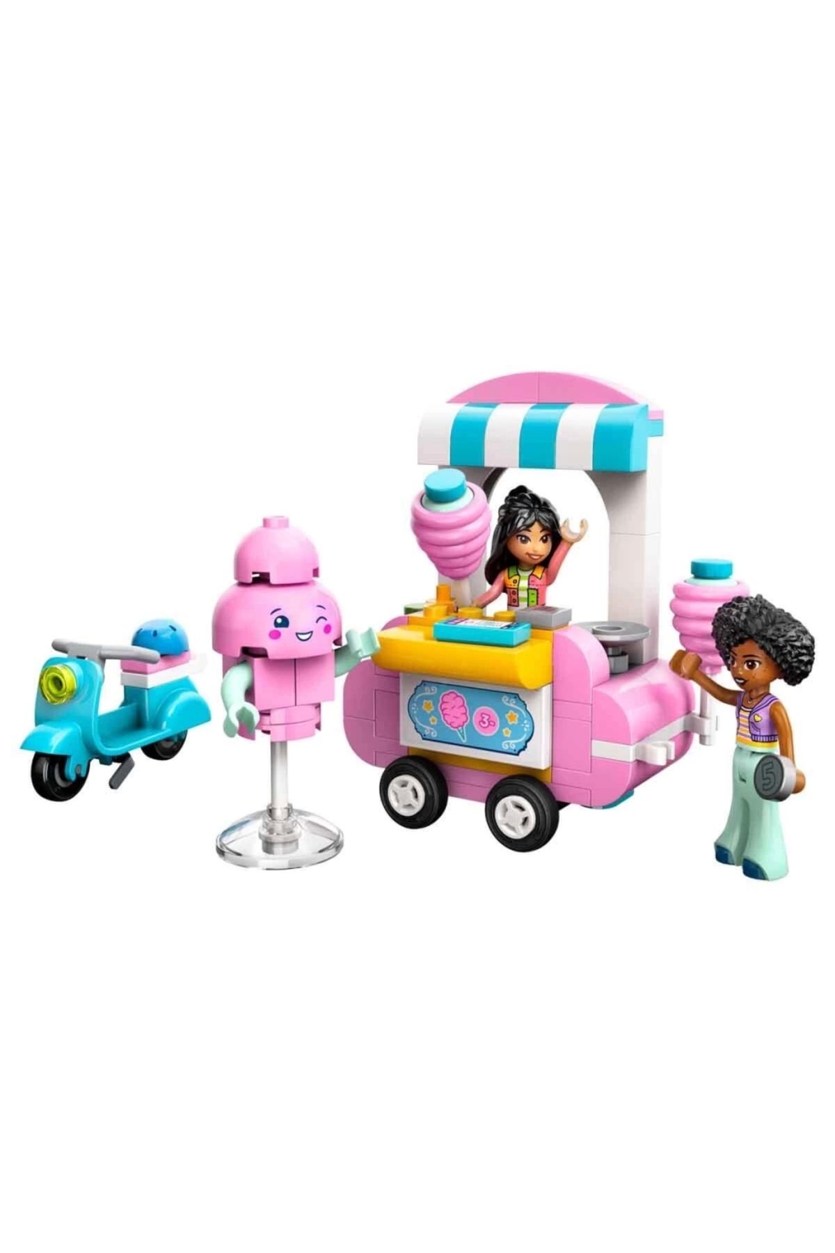 TWOX Çocuk LEGO Friends Pamuk Şeker Standı ve Scooter 42643