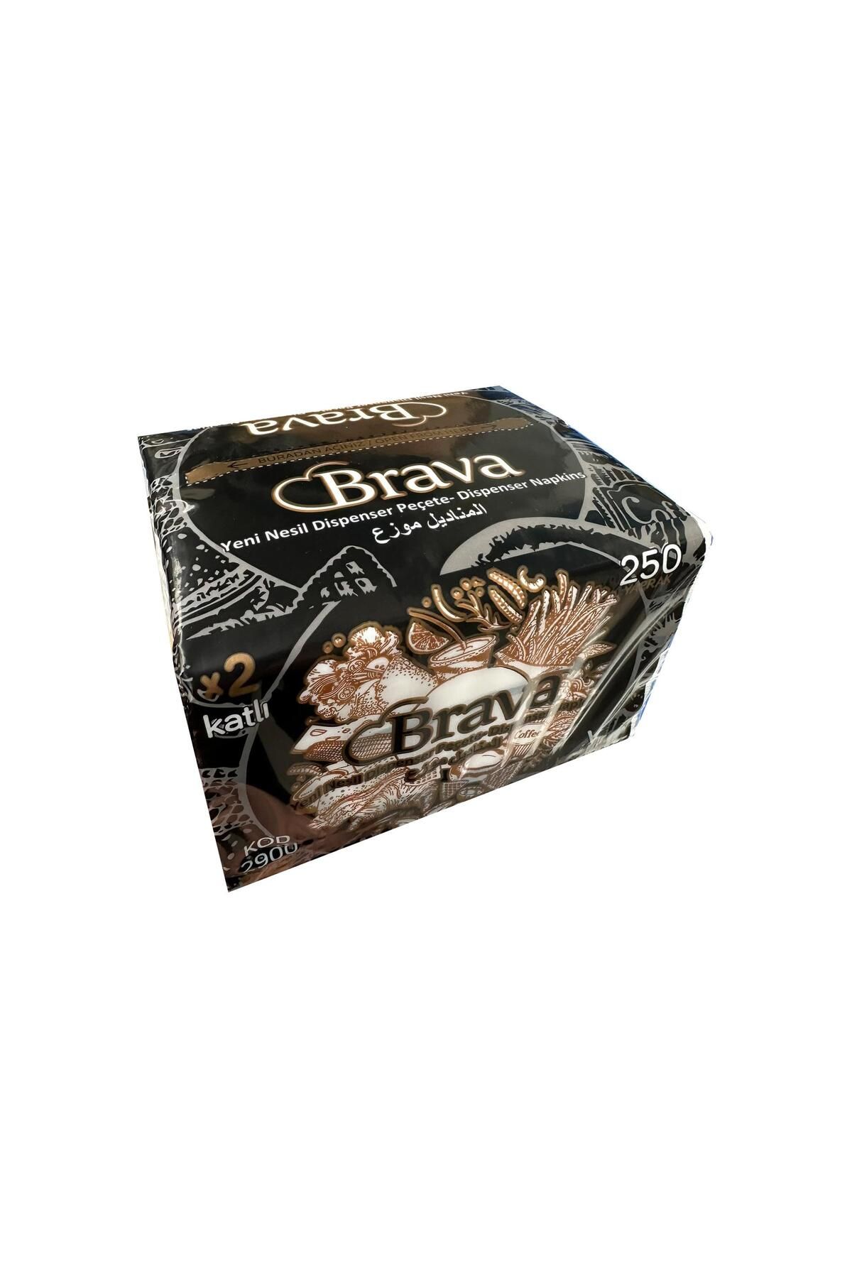 kocal-Koçal Desktop Single Check Paper Dispenser Napkin - 2 Layers - 5 Packs of 250 2