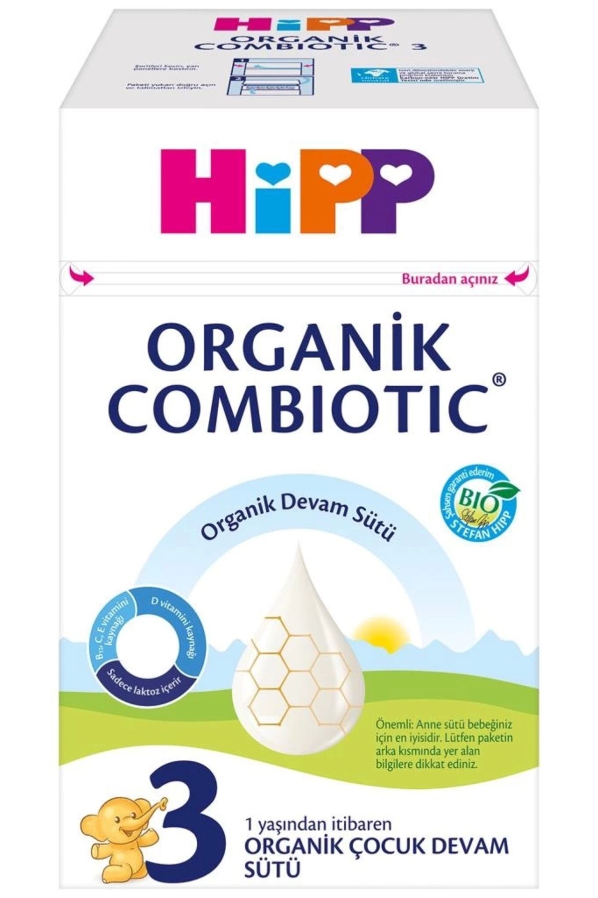 TWOX Hipp 3 Organik Combiotic Bebek Sütü 800 Gr