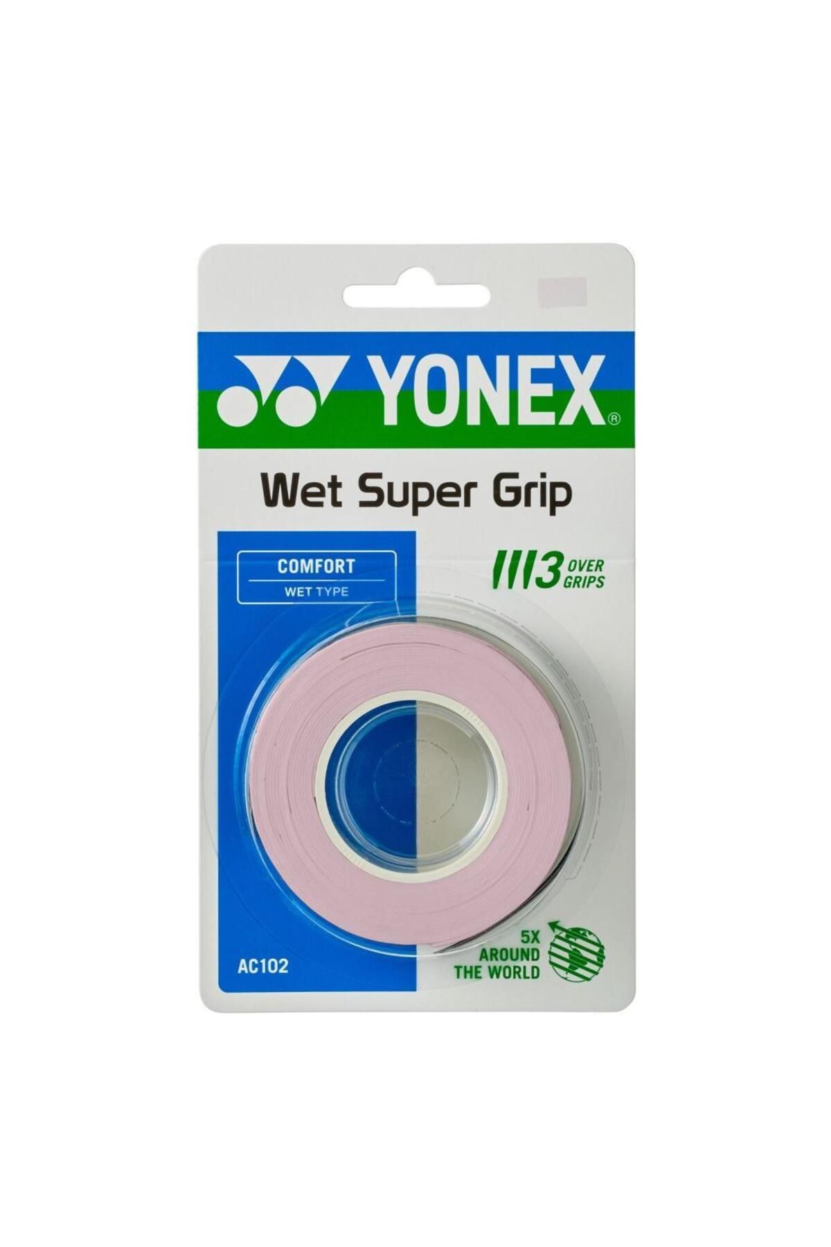 YONEX Ac 102 3’lü Wet Super Grap Pink