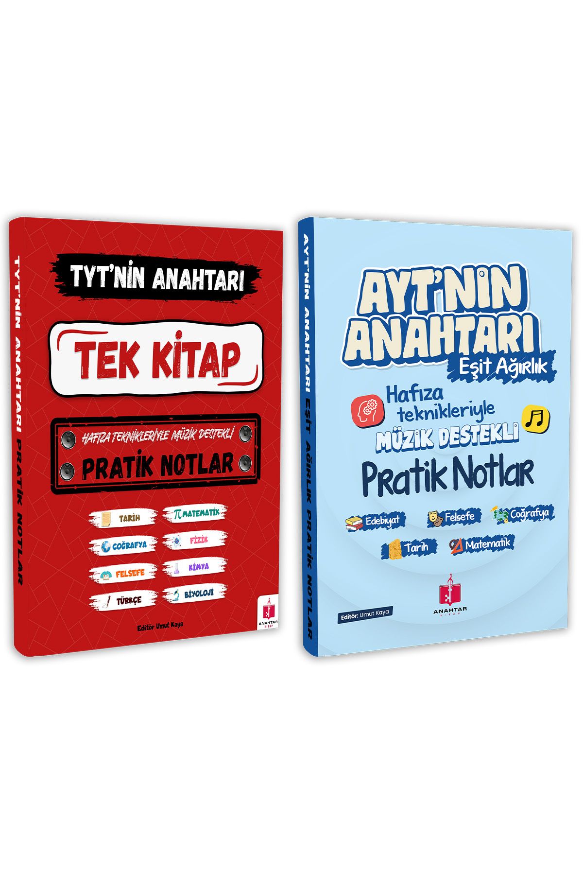 Anahtar Kitap 2025 Tyt'nin Anahtarı Tek Kitap Pratik Notlar Ayt Eşit Ağırlık Pratik Notlar Süper 2'li Set