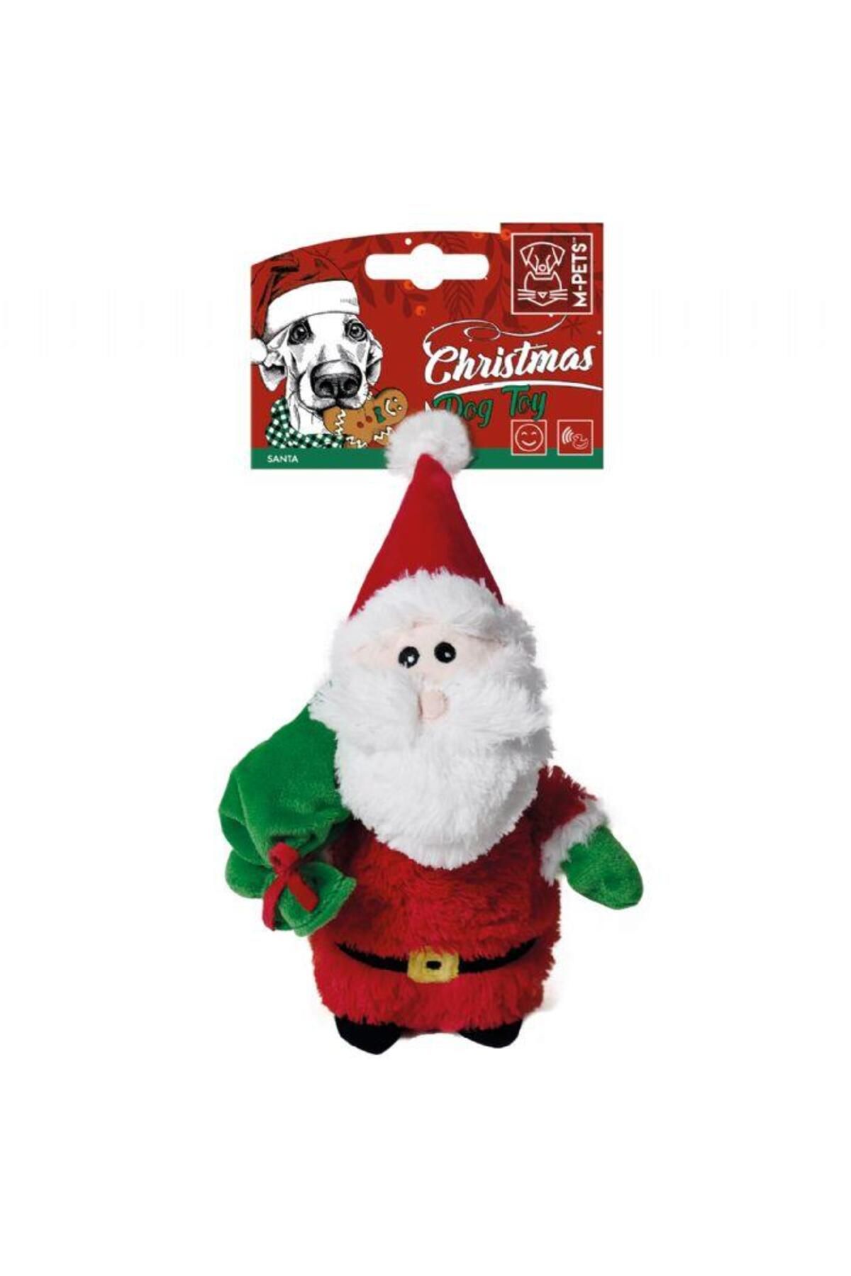 MPET M-Pets Chrıstmas Santa Köpek Oyuncağı