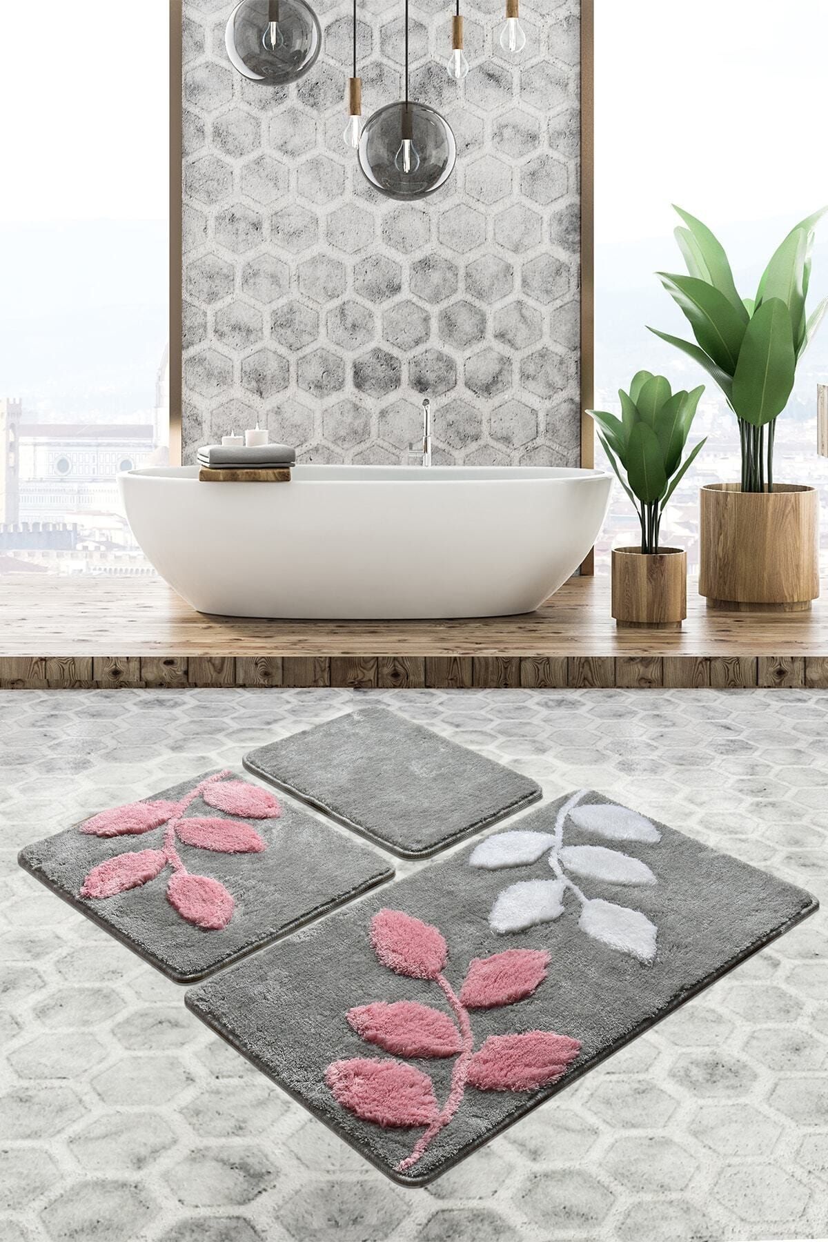 Iromica Home Olsade 2'li Set Banyo Halısı Djt