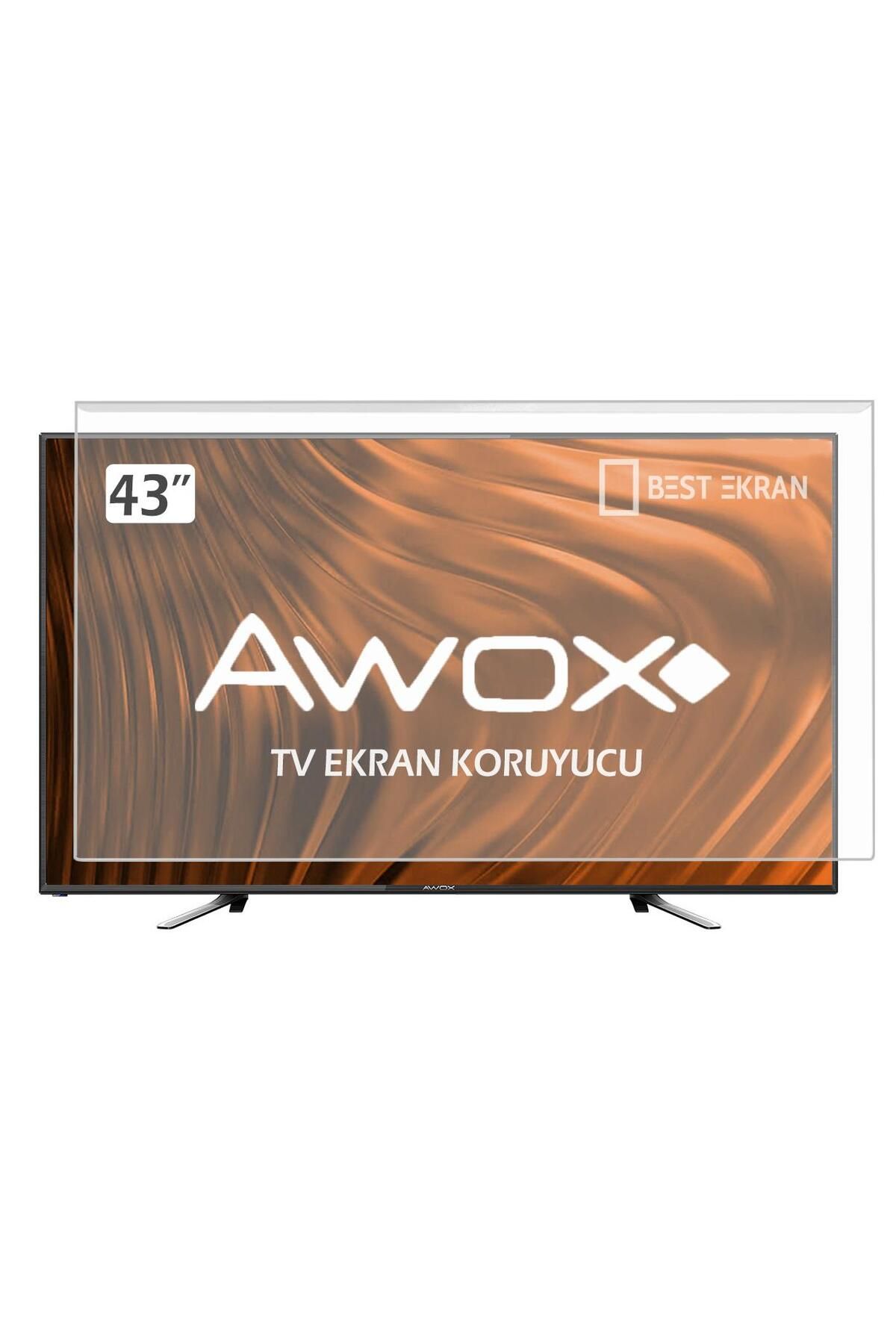 Bestekran Awox B244300 TV EKRAN KORUYUCU - Awox 43" inç 109 ekran B244300FHD/S/V/F Ekran Koruma Paneli