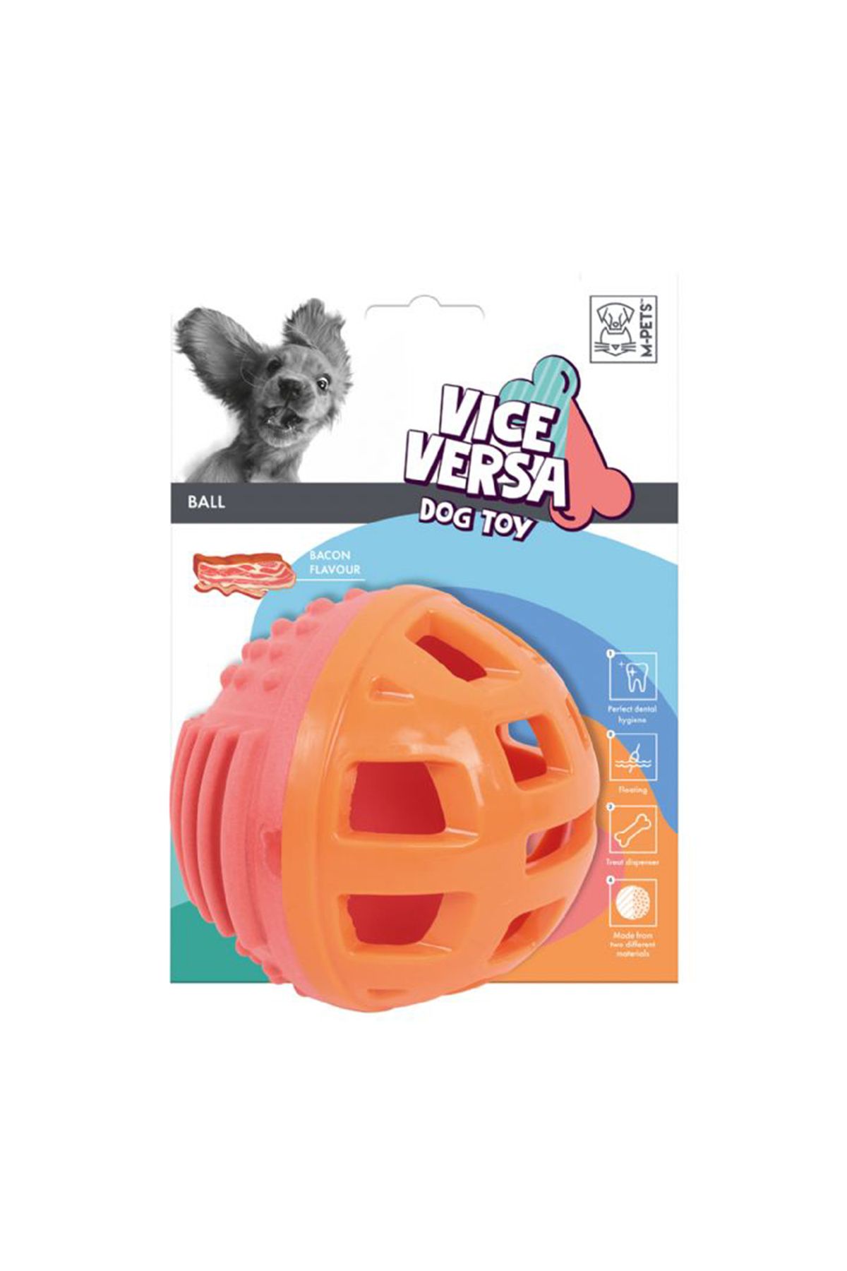 MPET Mpets Vice Versa Ball Pastırma Aromalı Köpek Oyuncağı