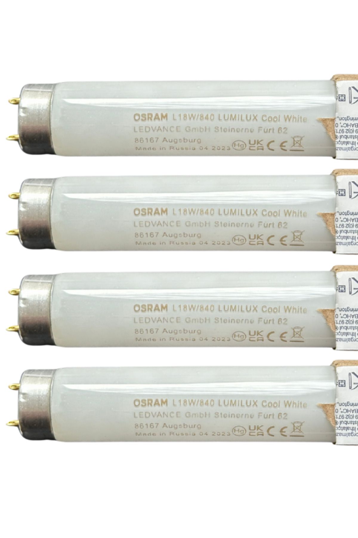 Osram (4 Adet) 18W 4000K (Günışığı) G13 Duylu Floresan Ampul