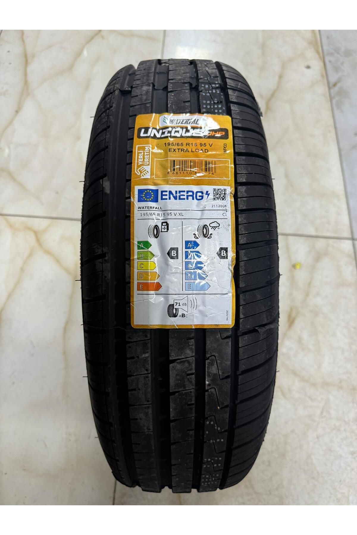 waterfall 195/65R15 95V XL UNİQUE WATERFALL 2025 TARİHLİ YAZ LASTİĞİ