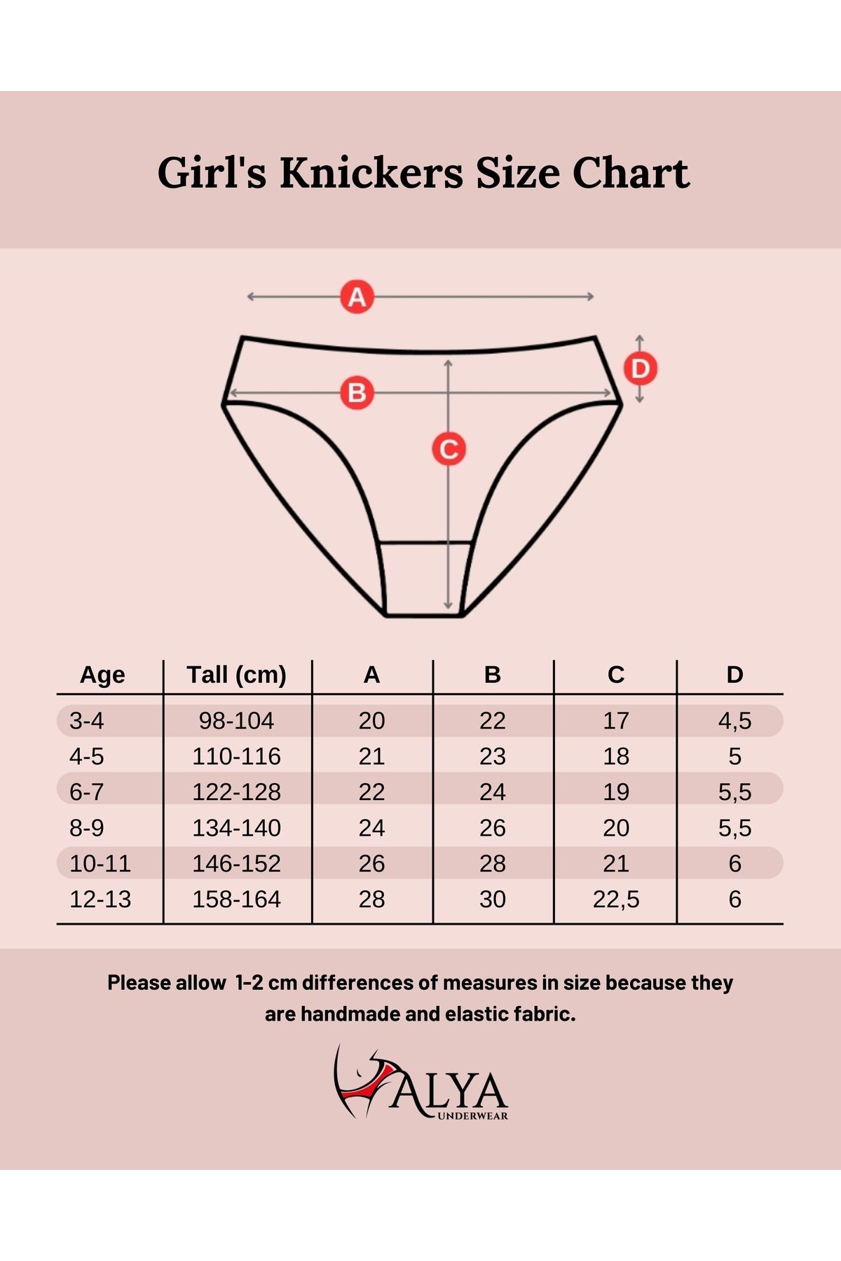 ALYA UNDERWEAR-Chiloți Fete Bumbac Imprimat Pisica Zâmbitoare, Chiloți Slip 6