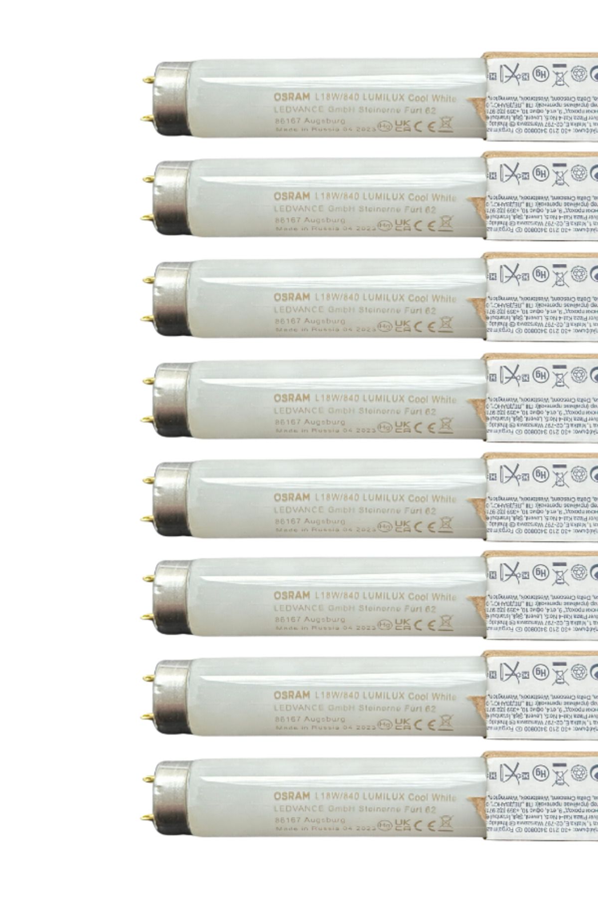 Osram (8 Adet) 18W 4000K (Günışığı) G13 Duylu Floresan Ampul