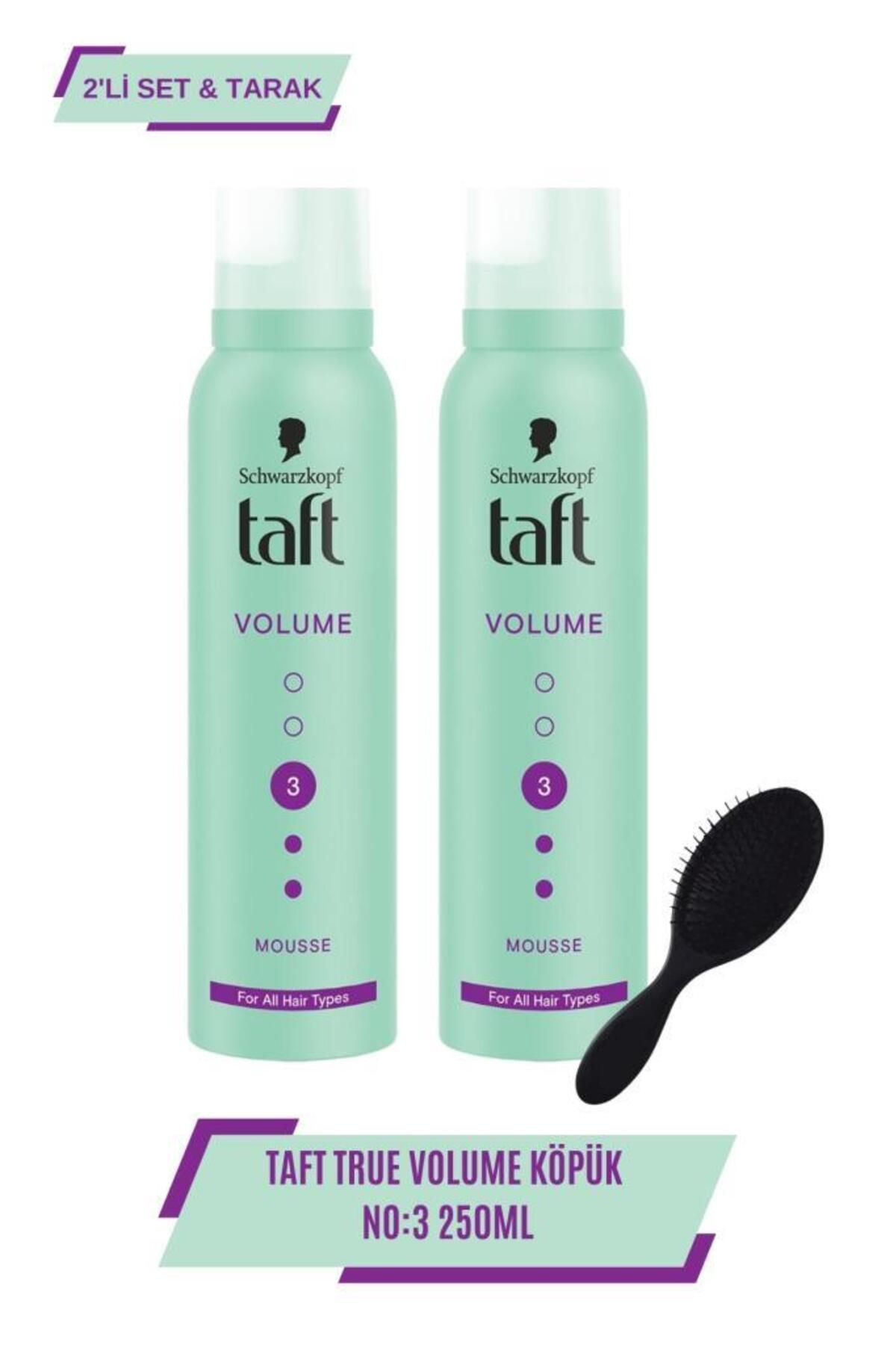 Taft True Volume Köpük 150ml X 2 Adet Tarak