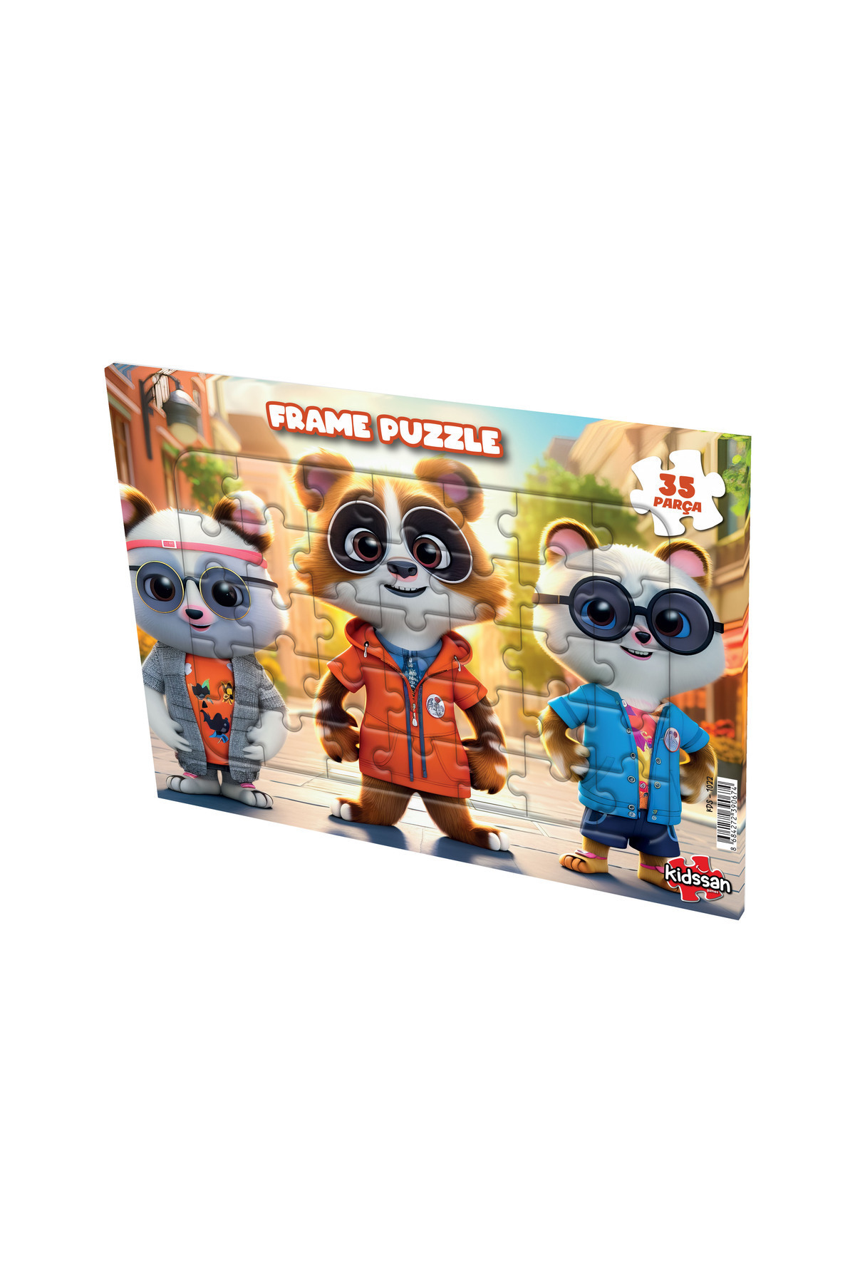 kidssan games FRAME PUZZLE 35 PARÇA ÇOCUK OYUNCAĞI EĞİTİCİ PUZZLE MONTESSORİ RAKUN AİLESİ fotoğrafı 4 (önizleme)