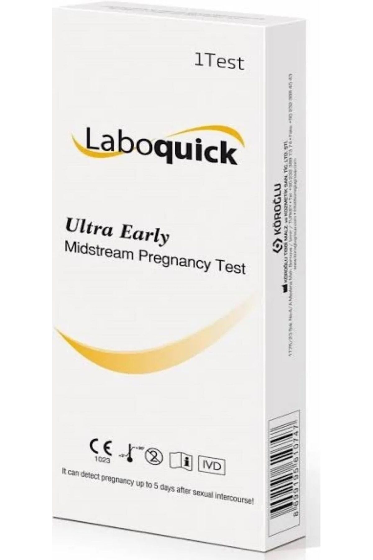 Laboquick ULTRA ERKEN GEBELİK TESTİ (5 ADETLİK PAKET )