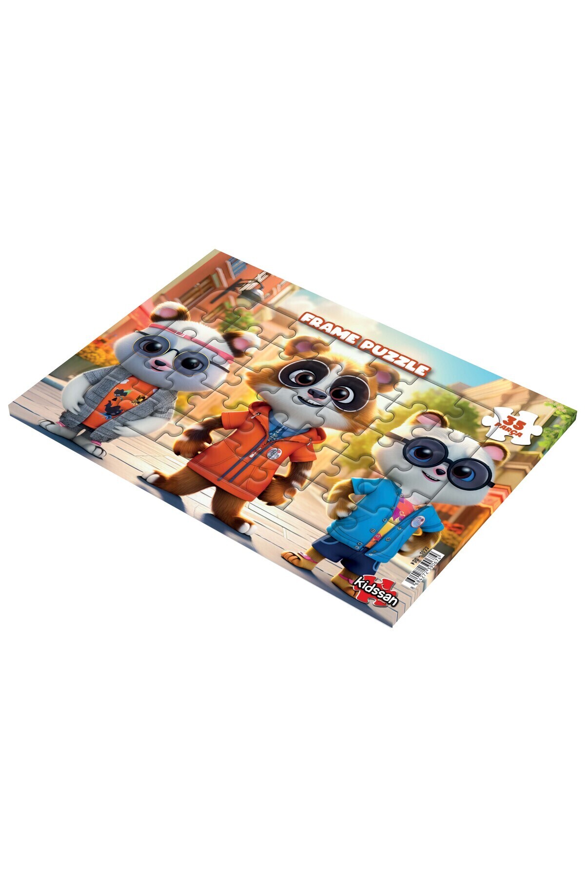 kidssan games FRAME PUZZLE 35 PARÇA ÇOCUK OYUNCAĞI EĞİTİCİ PUZZLE MONTESSORİ RAKUN AİLESİ fotoğrafı 2 (önizleme)