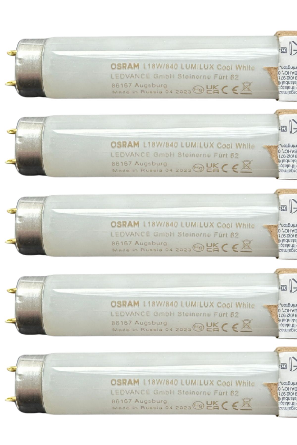 Osram (5 Adet) 18W 4000K (Günışığı) G13 Duylu Floresan Ampul