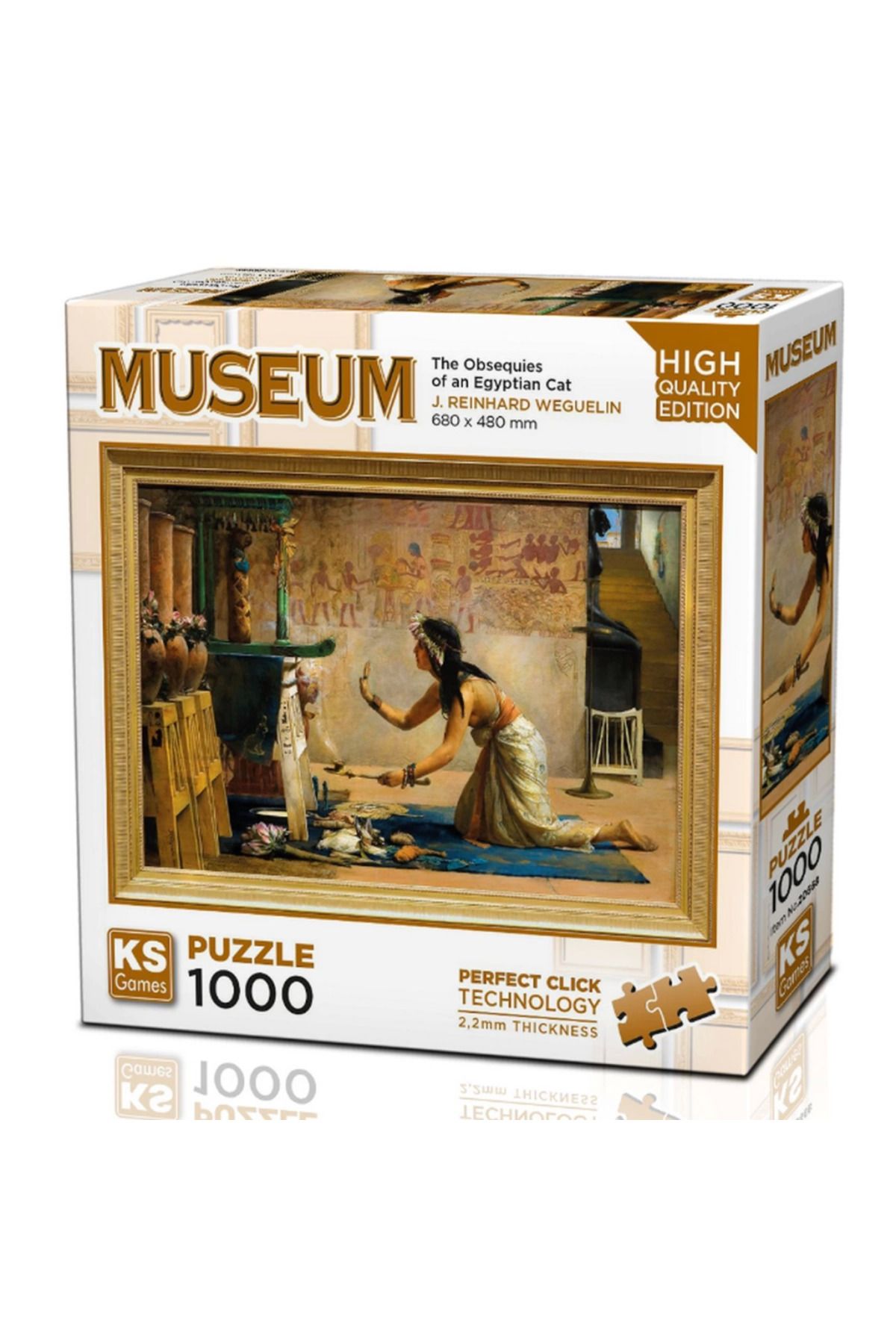 NessiWorld KS Games The Obsequies of an Egyptian Cat Puzzle 1000 Parça 20668