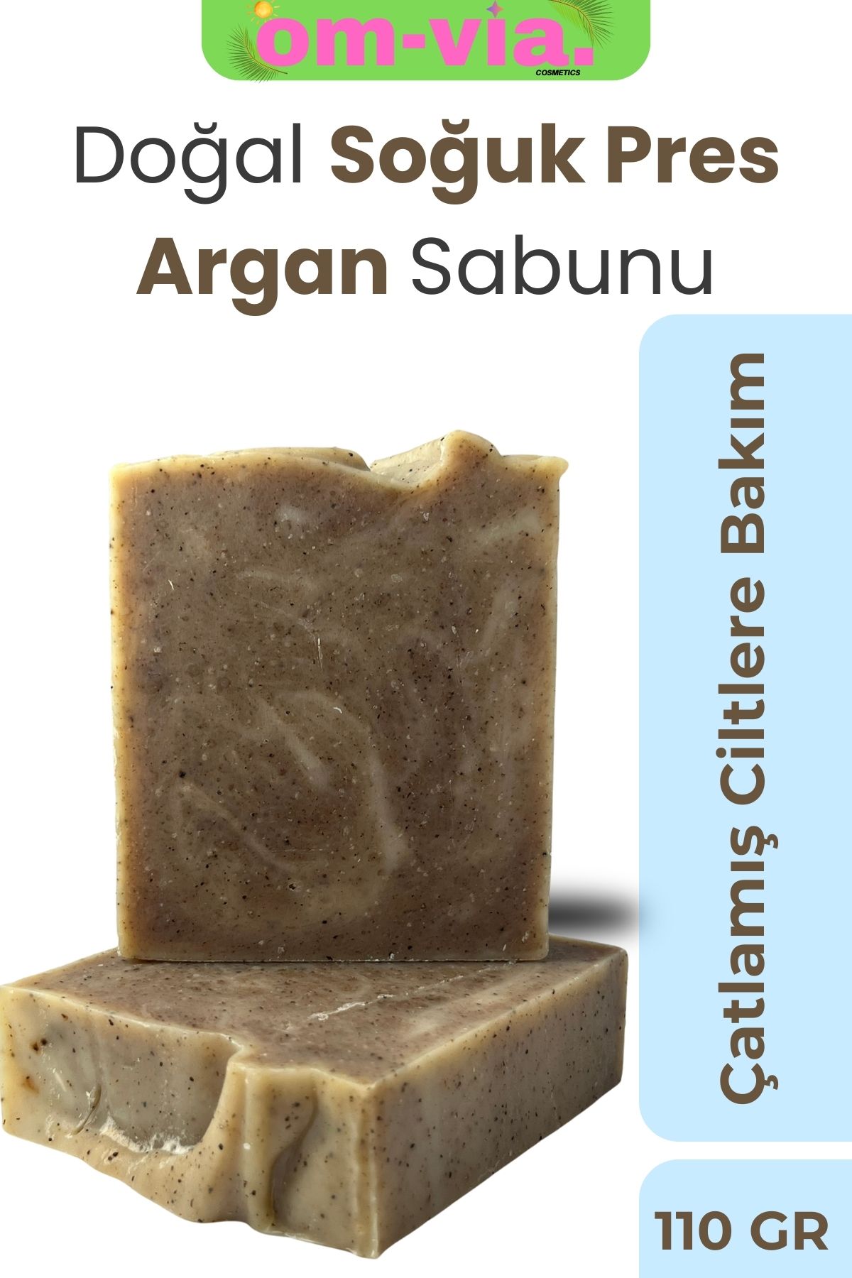 Elyiso Doğal Argan Sabunu Soğuk Pres 110Gr