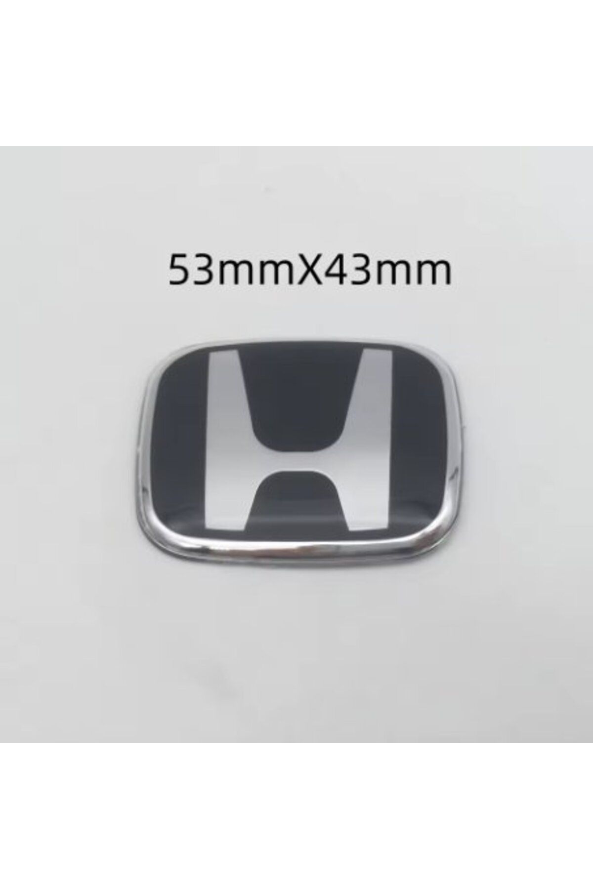 STİLİX GARAGE Honda Uyumlu Siyah Renk Direksiyon Logosu Boy 5,5 cm Genişlik 4,5 cm