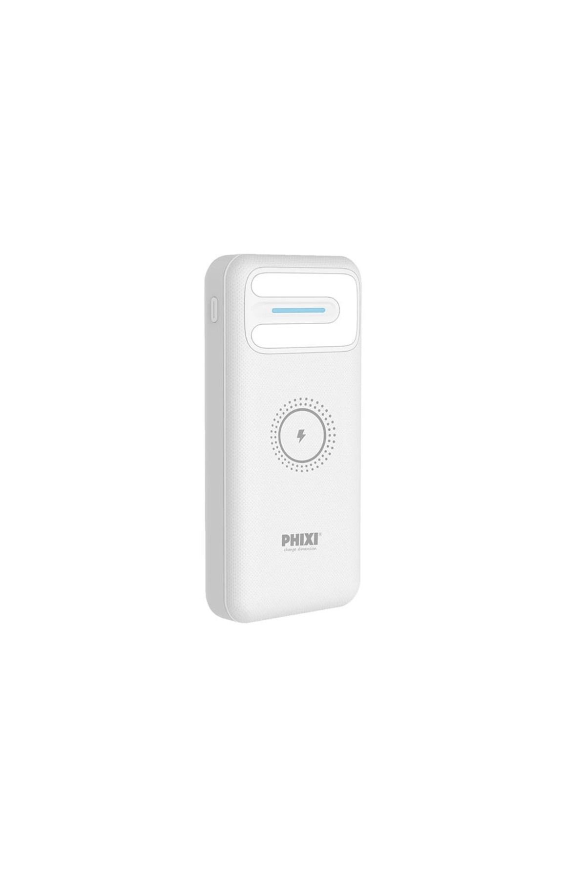 ShopZum Basic Pw22 20.000Mah Wireless Şarj Çift Çıkışlı Led Göstergeli Powerbank