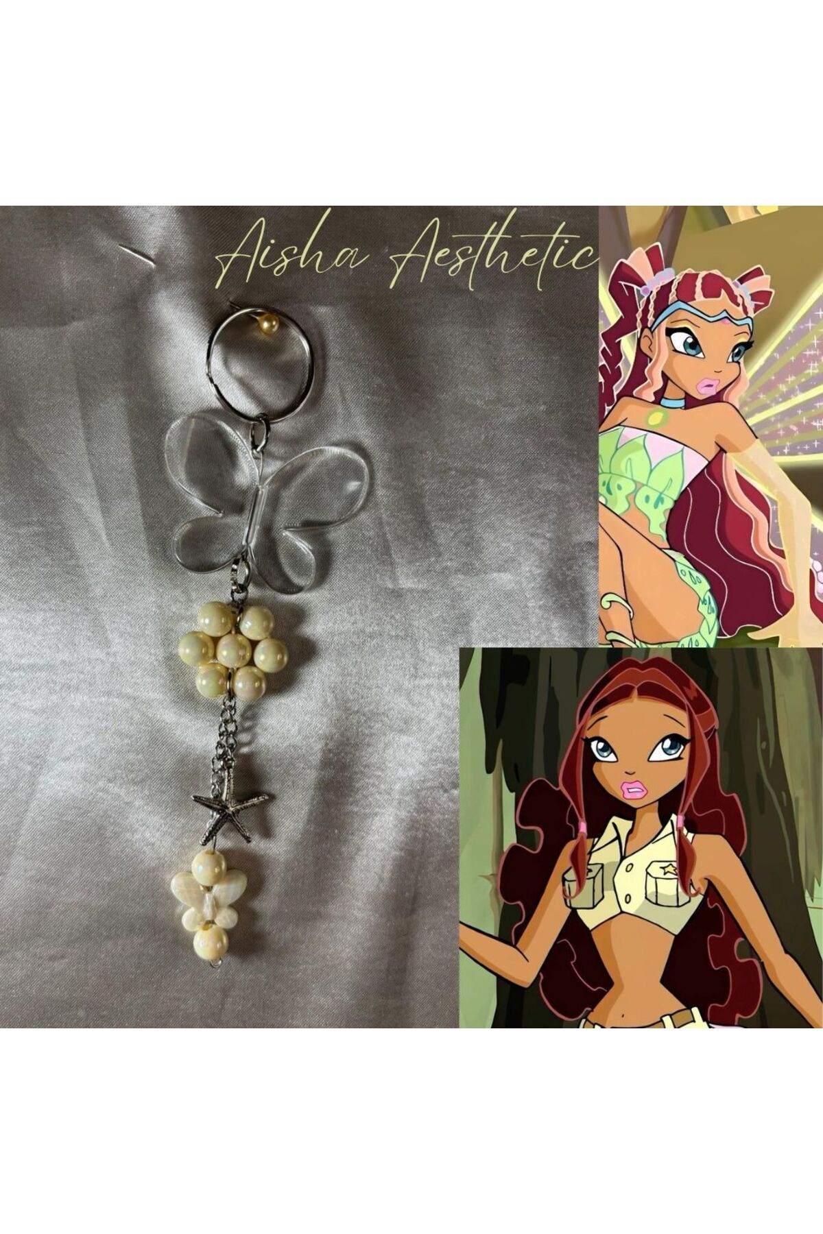 JEWELERYVIBE FAIRY Collection Çanta Charm, Çanta Aksesuarı,Anahtarlık