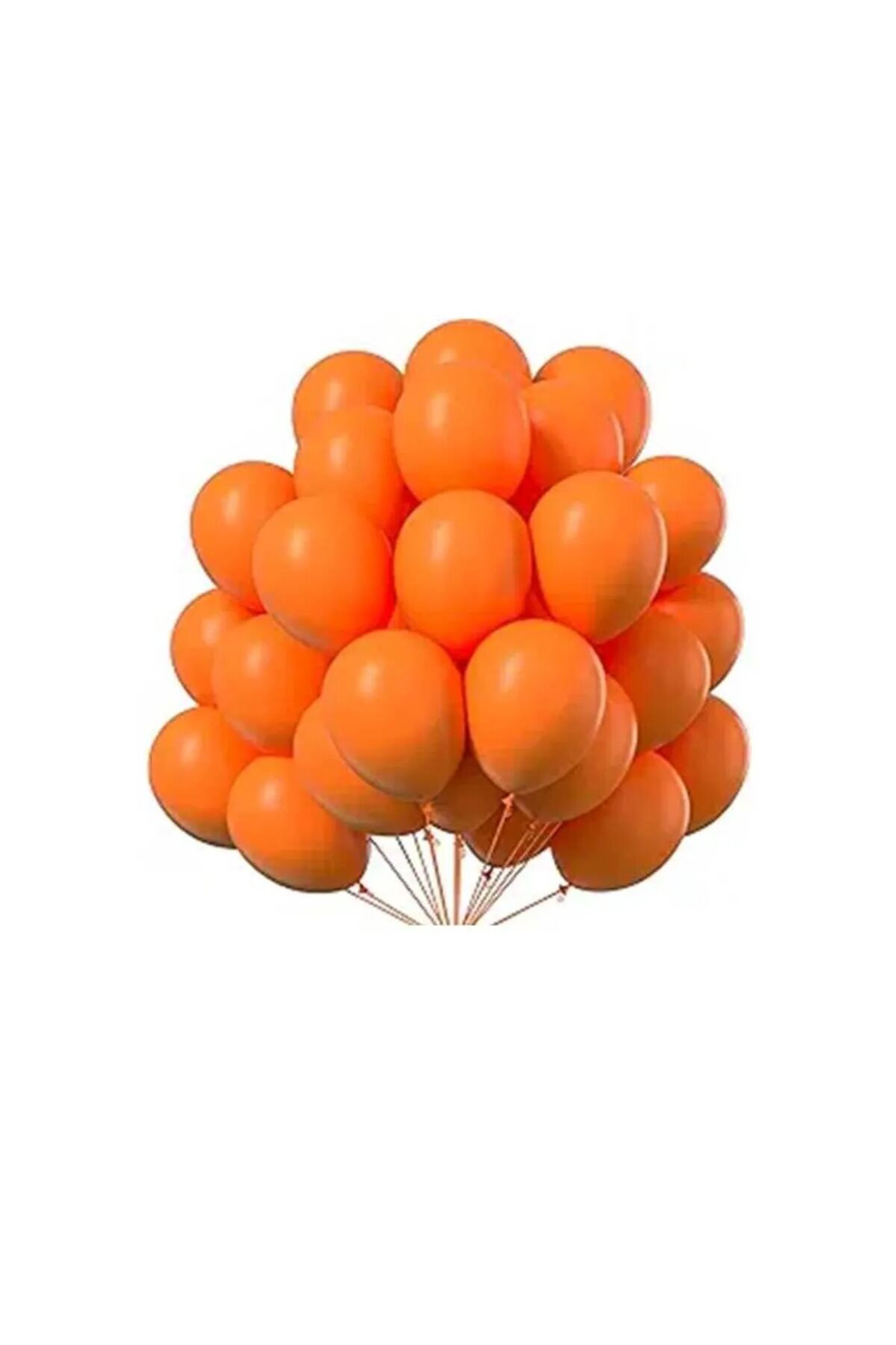 RENKPARTY Metalik Turuncu Balon 12 Inch 50 Adet