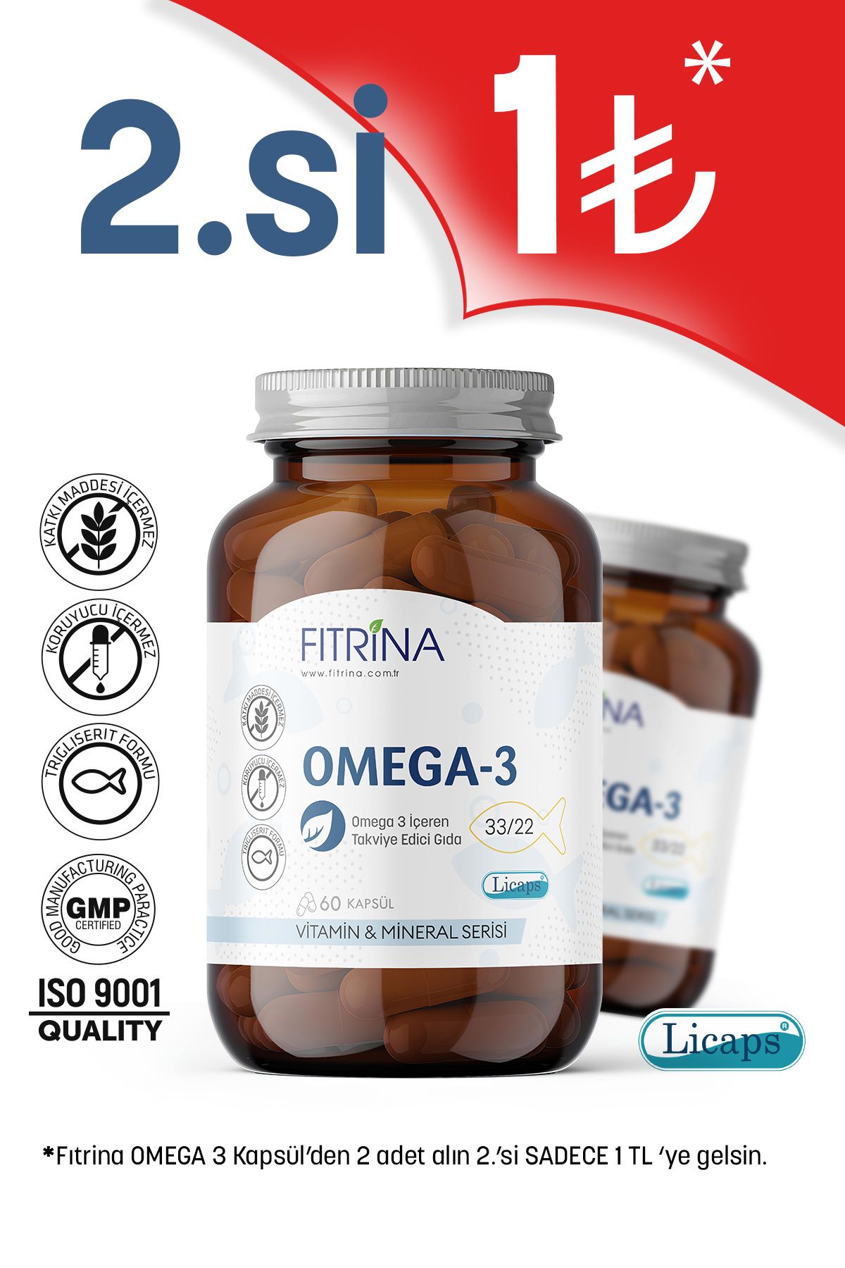 FITRİNA OMEGA-3 BALIK YAĞI 60 KAPSÜL