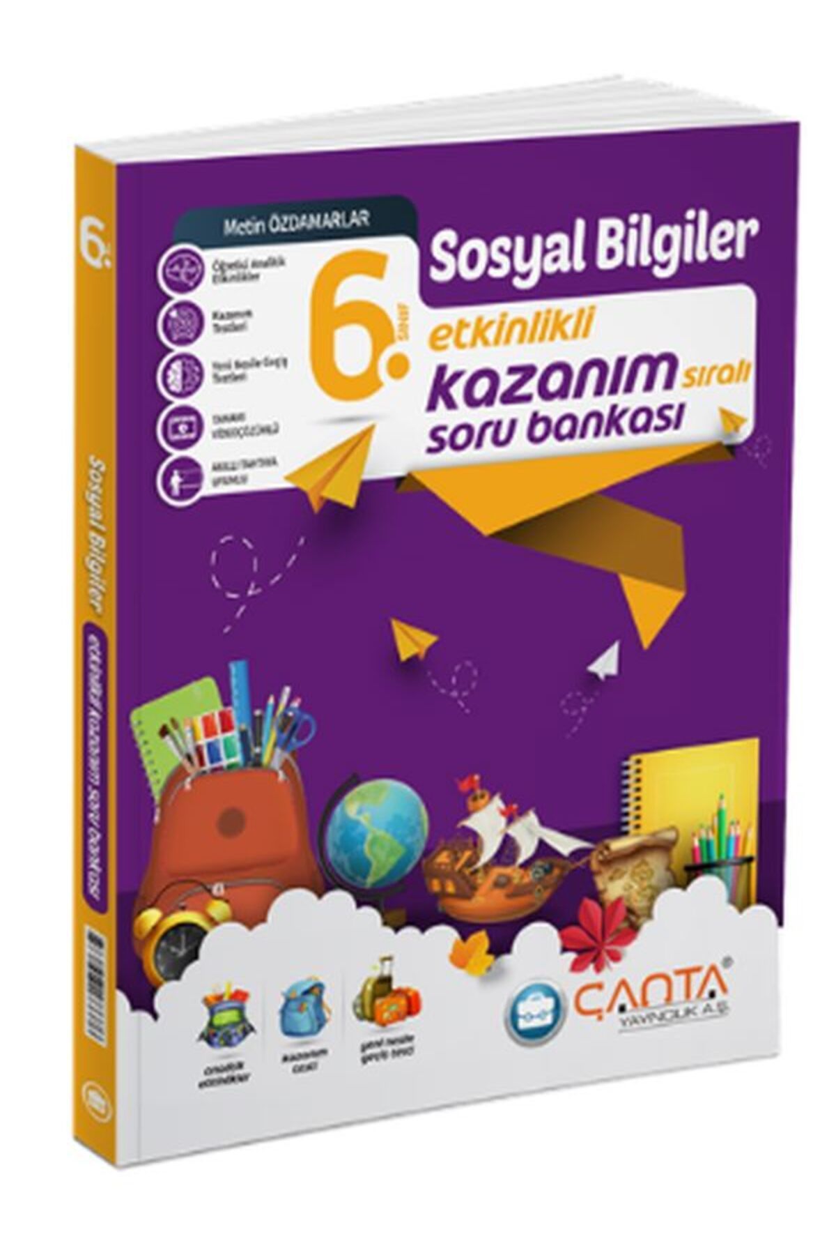 Altın Karma Yayınları 6.Sınıf Sosyal Bilgiler Etkinlikli Kazanım Soru Bankası 2024