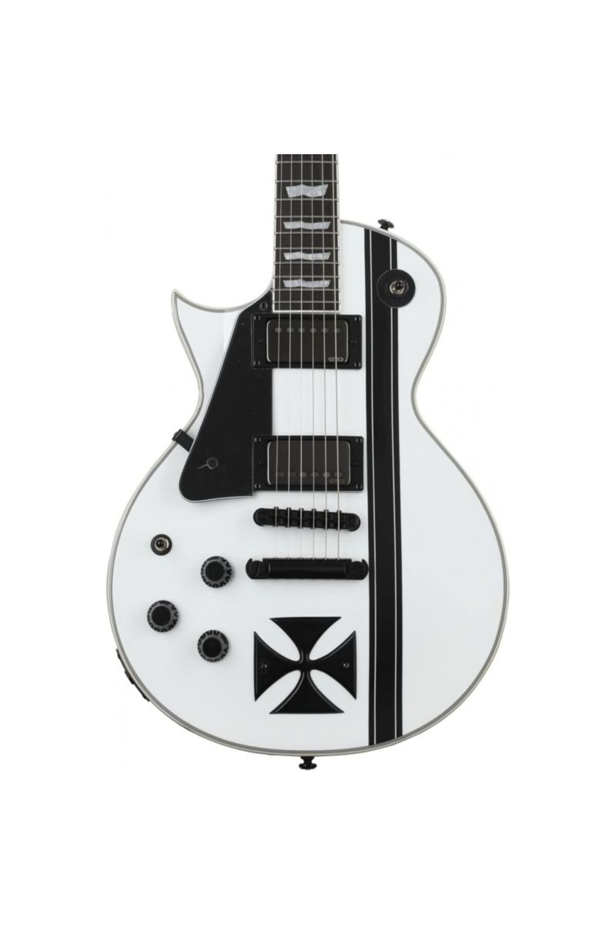 ESP LTD James Hetfield Signature Iron Cross Snow White Solak Elektro Gitar