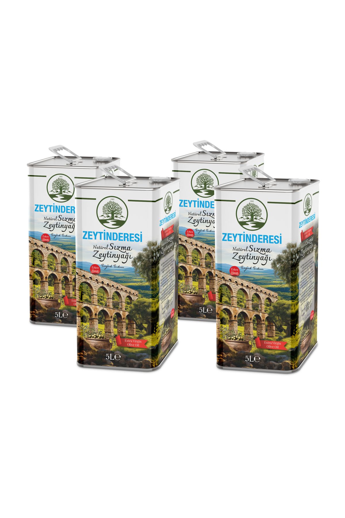 Natural Zeytin Deresi 20 Lt Natürel Sızma Soğuk Sıkım Zeytinyağı