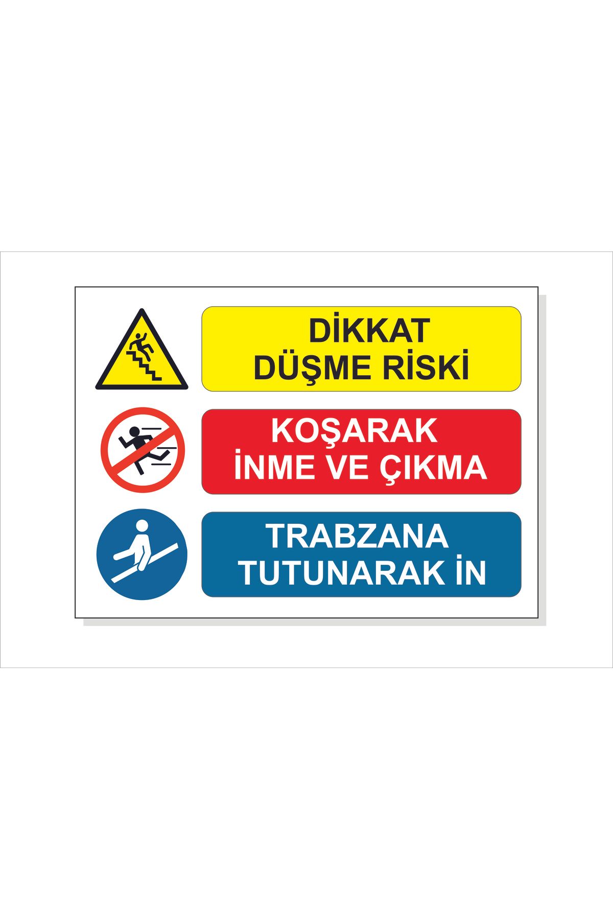 Çetintaşlar Reklam Merdiven Uyarı Levha 25x35cm