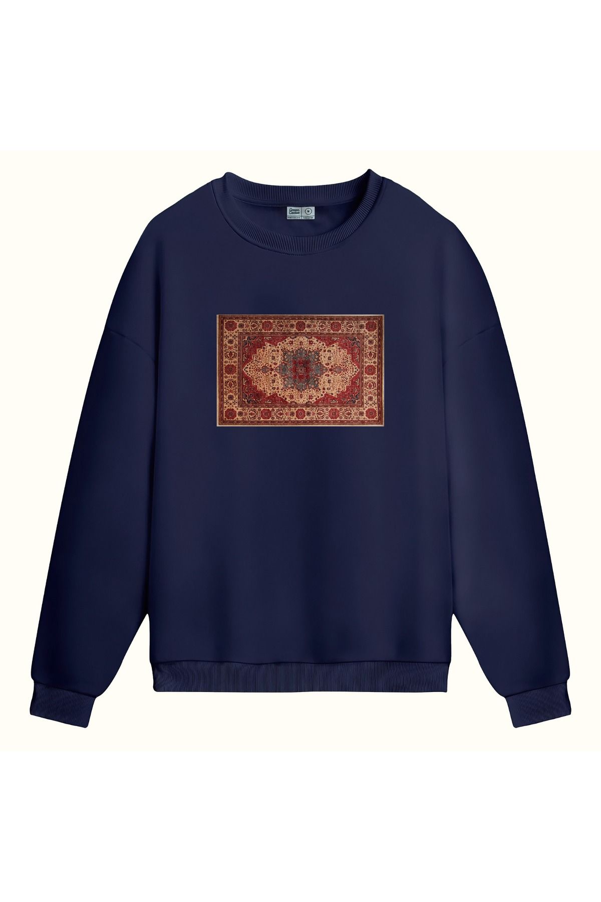 BLACKMAYS türk kilimi tasarımlı sweatshirt