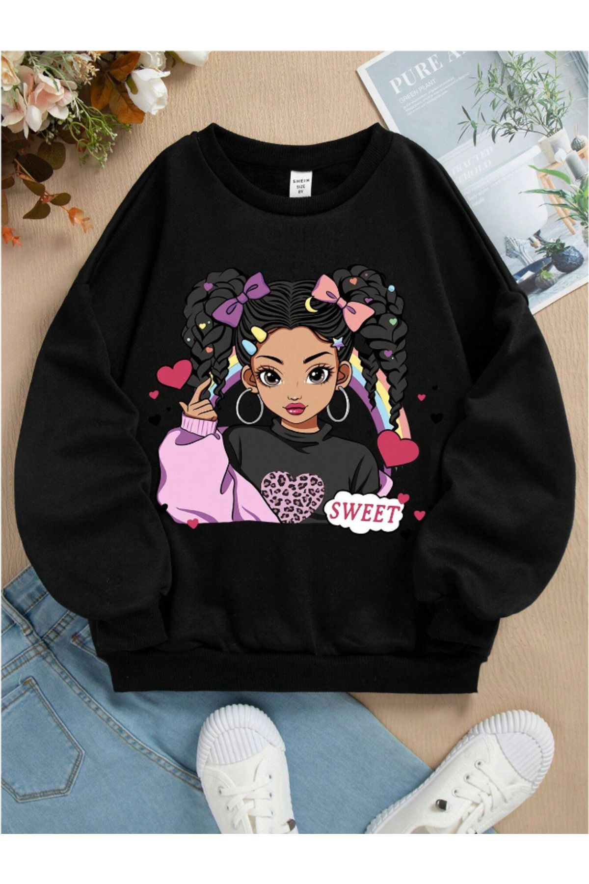 Marco Fresco Unisex Sweet Baskılı Sweatshirt